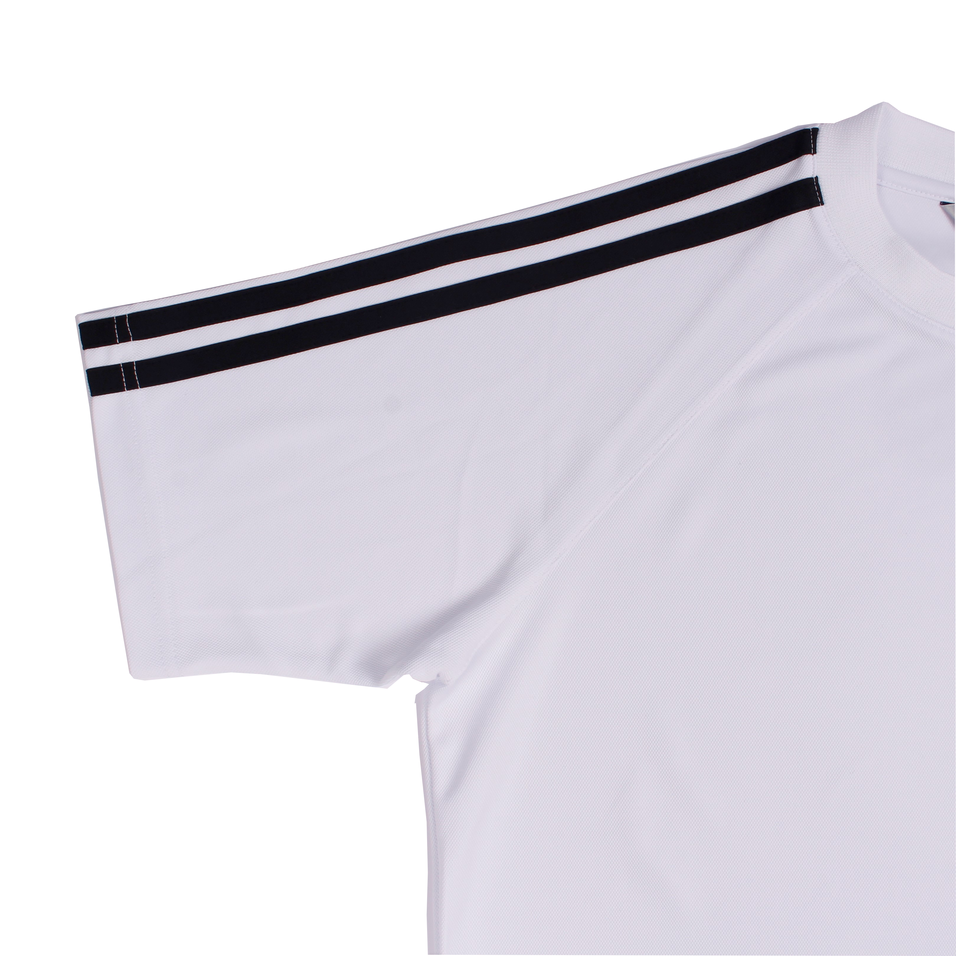 화이트 검정 2선 반팔티셔츠