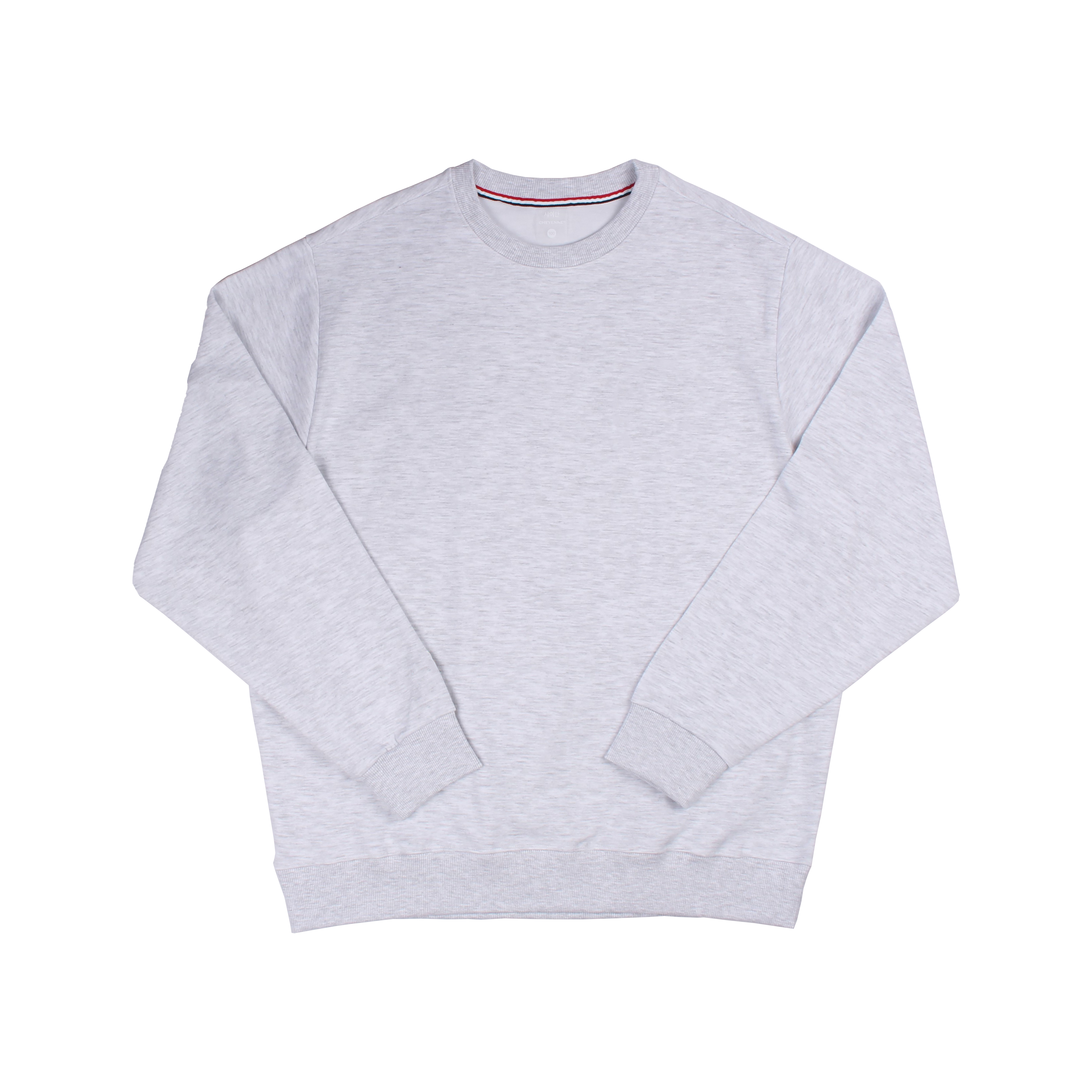 멜란지 화이트 기모 맨투맨