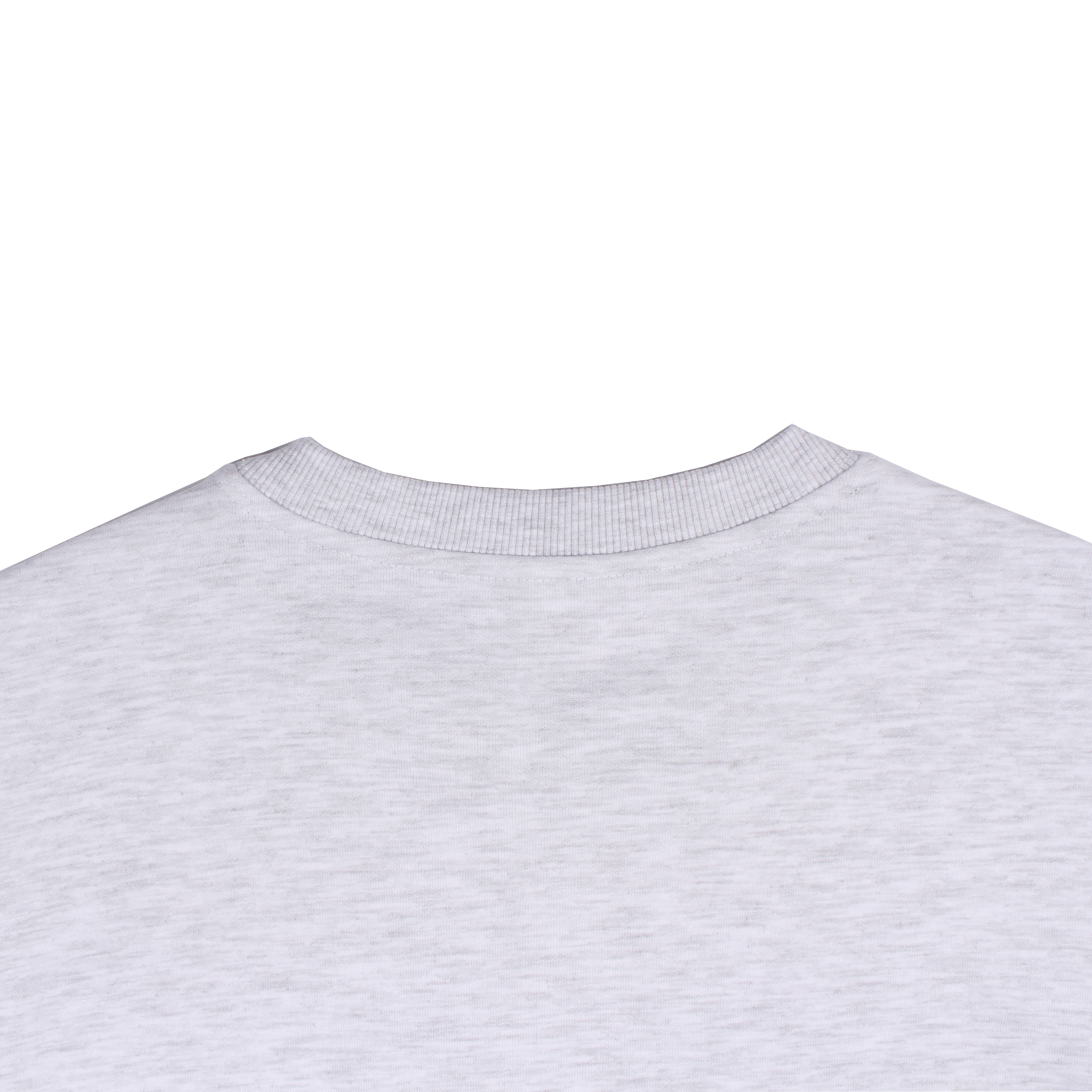 멜란지 화이트 기모 맨투맨