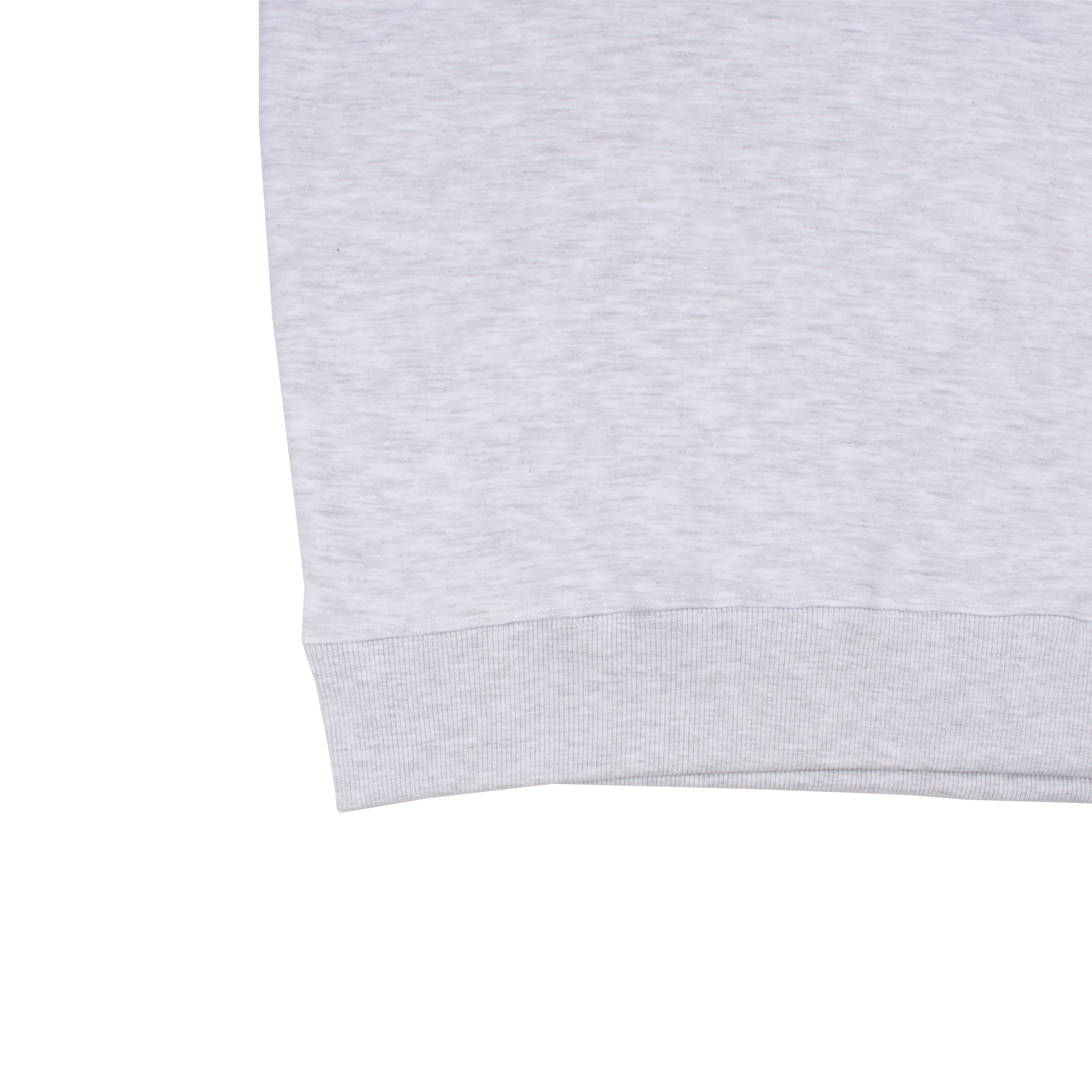 멜란지 화이트 기모 맨투맨