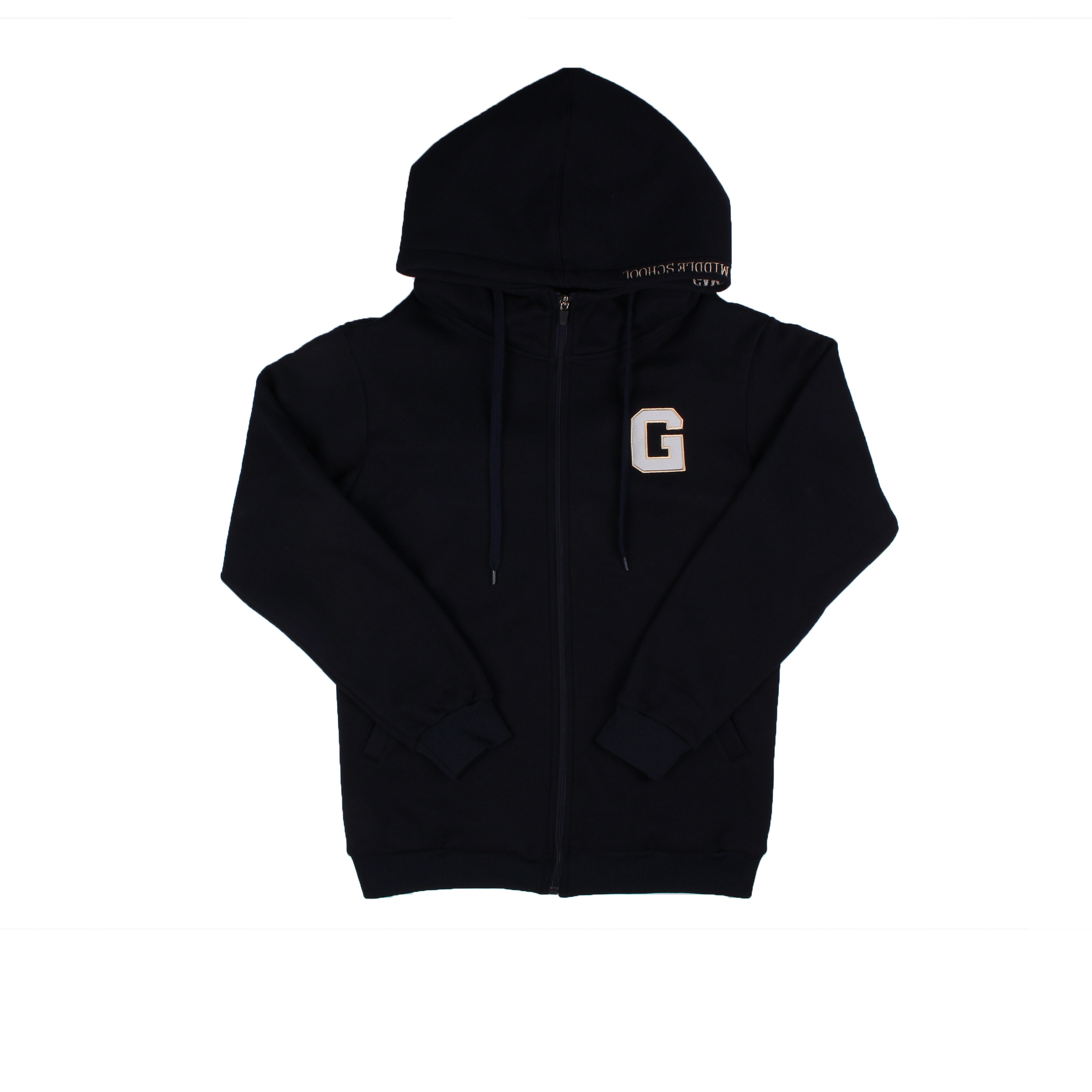 감일중 기모 후드집업(네이비)