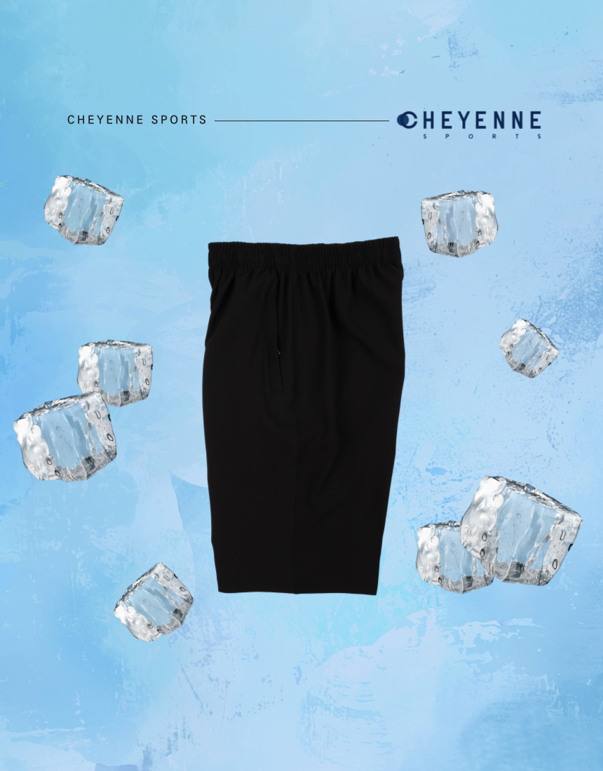 [쿨링]블랙 무지 쿨링 반바지