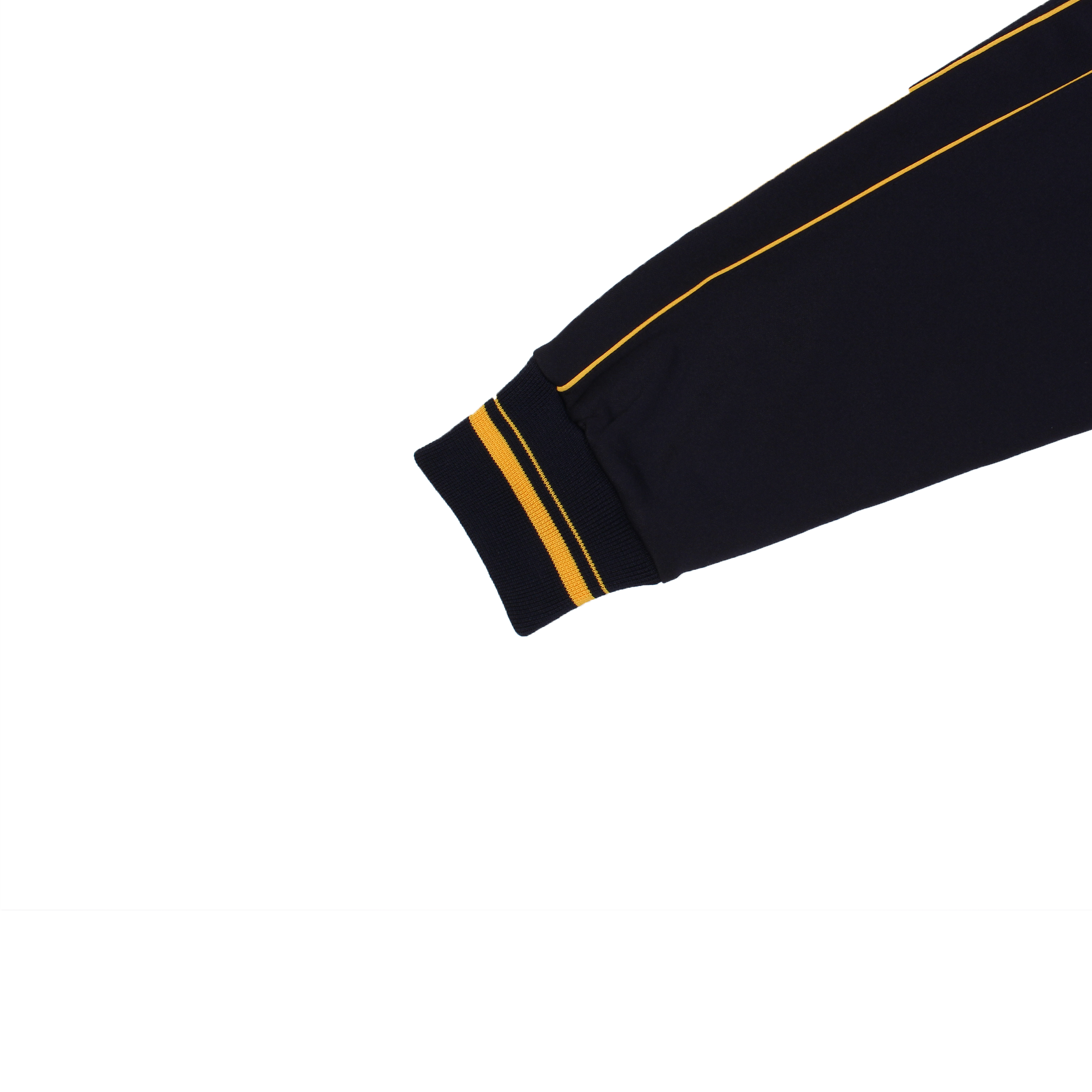 네이비 노랑 어깨선 동복상의