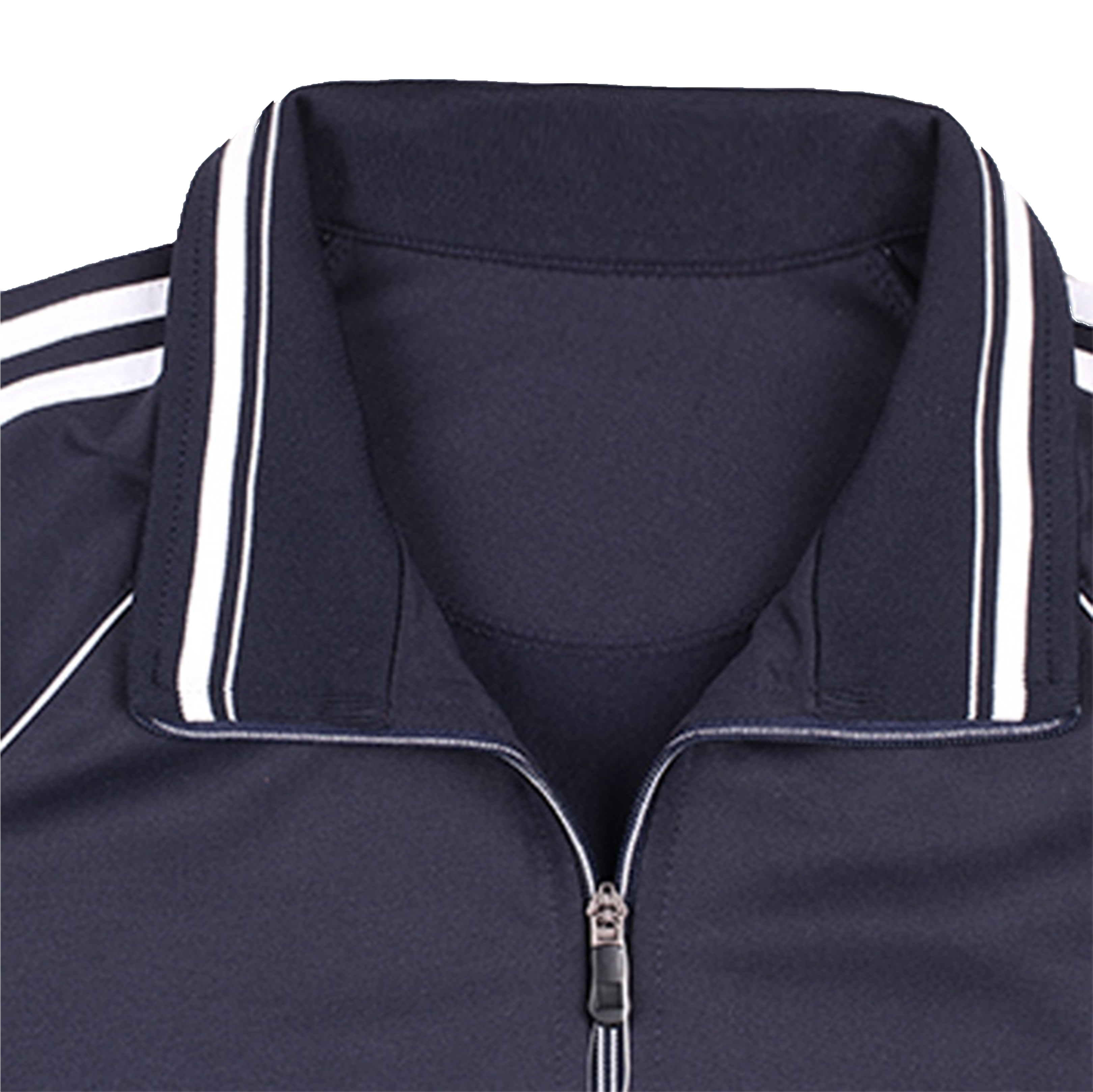 네이비 흰색 2선(카라선) 동복상의