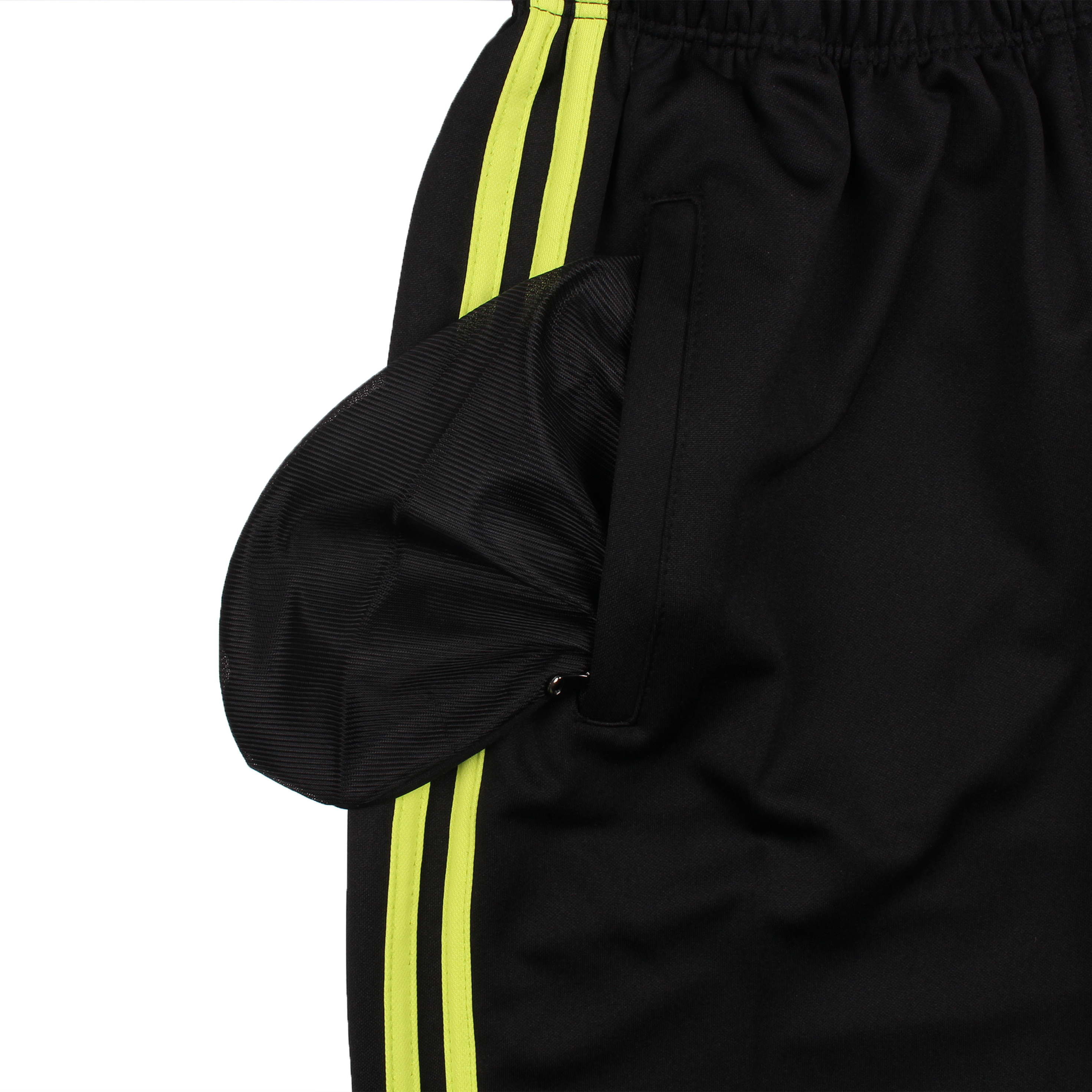 블랙 연두2선 바지