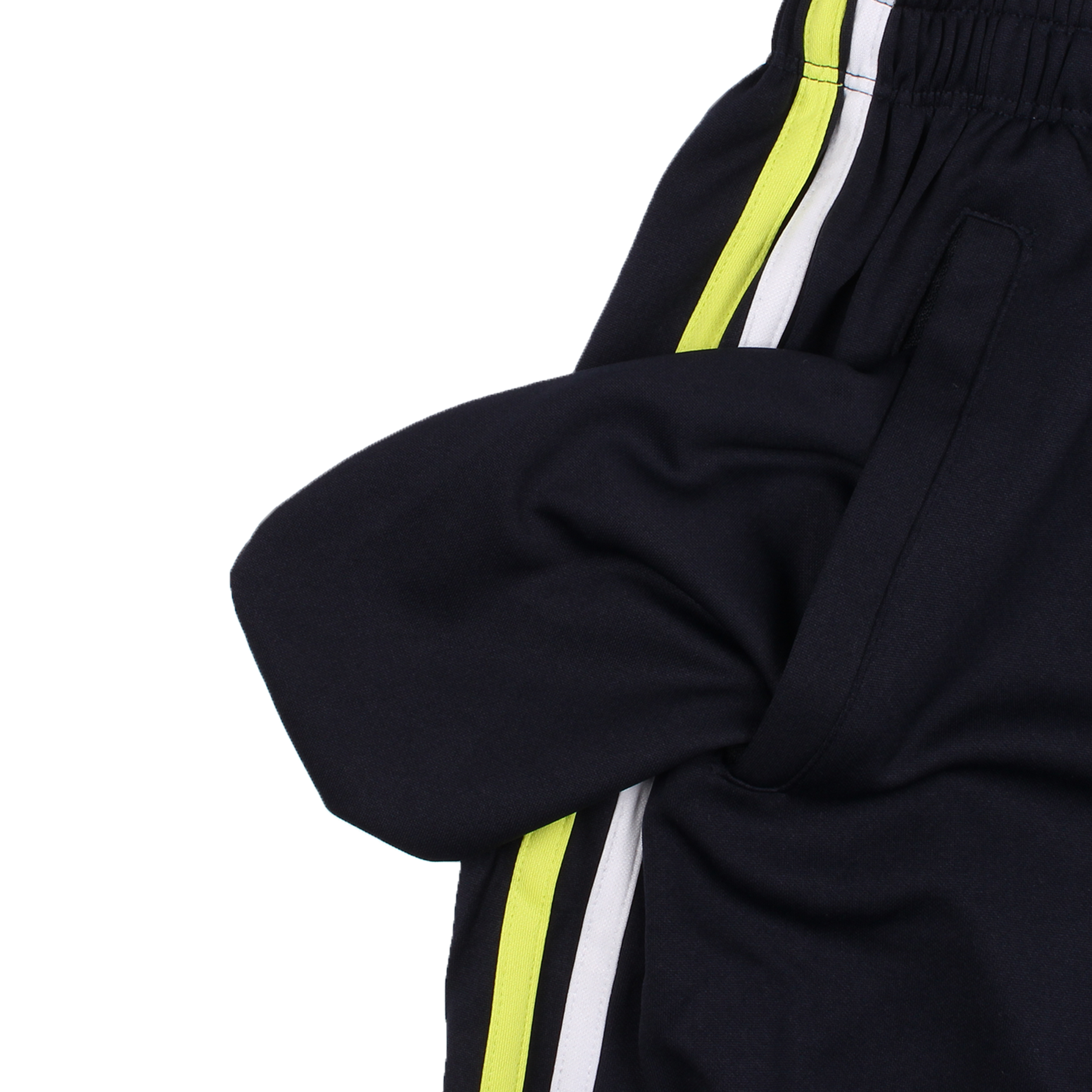 네이비 화이트연두 2선 반바지