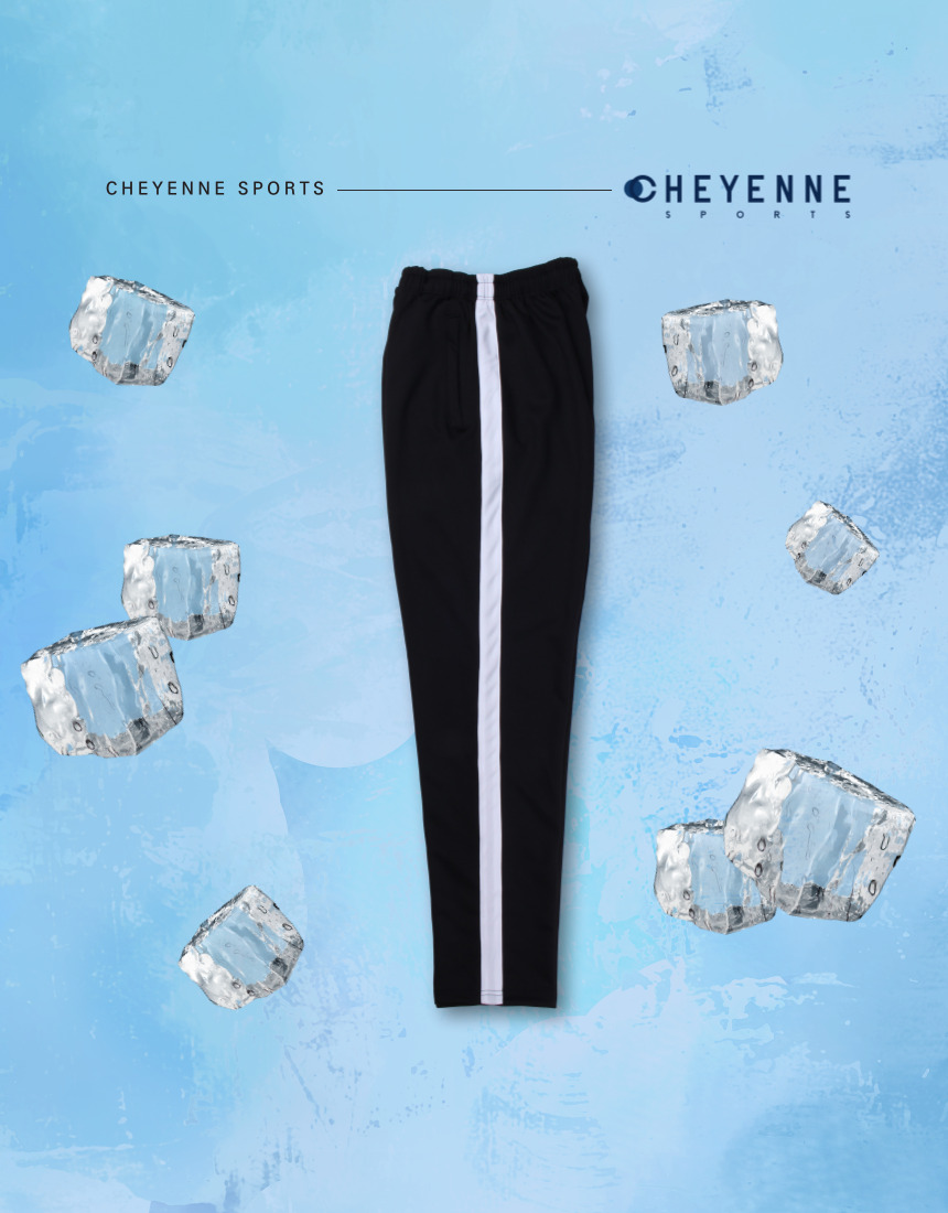 [쿨링] 블랙 흰색 3.0 와이드선 쿨링바지