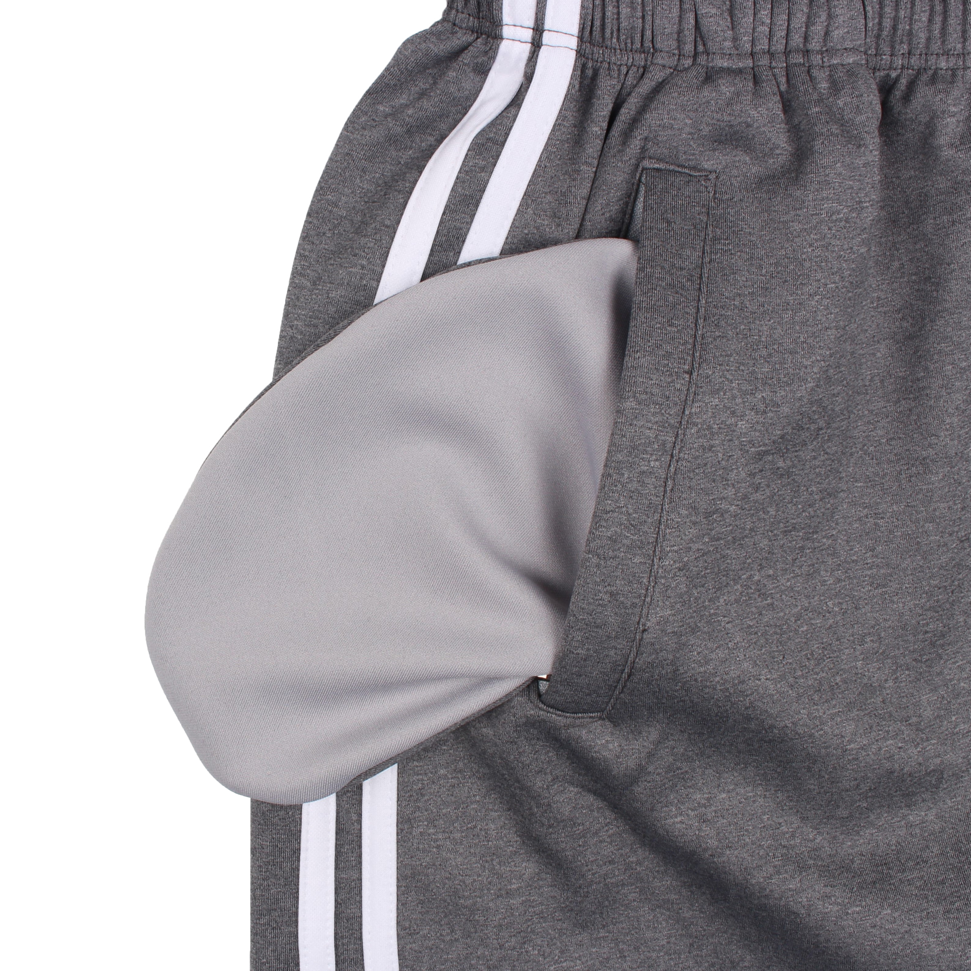 차콜 흰색 2선 바지