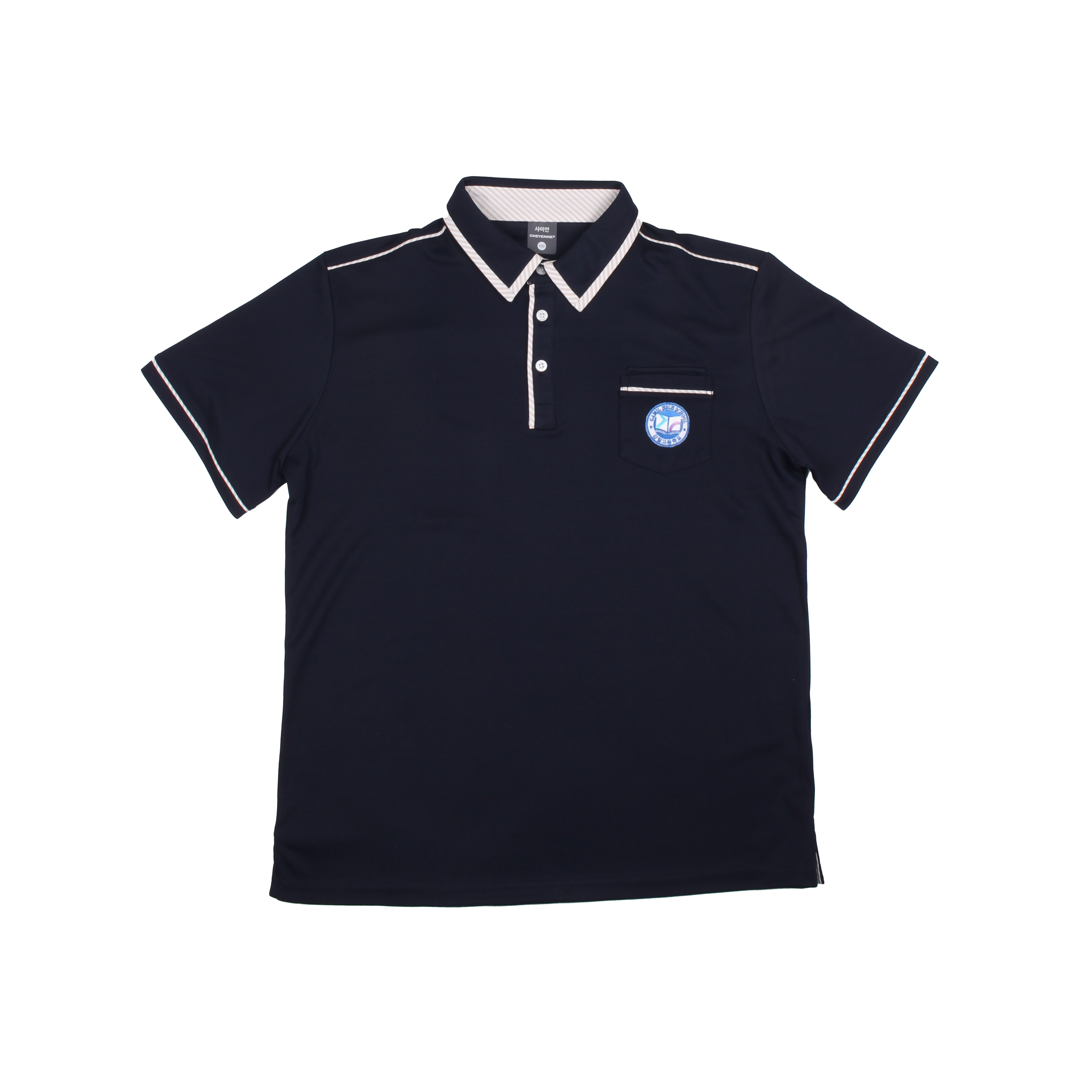 감일고 생활복 반팔티셔츠(네이비)