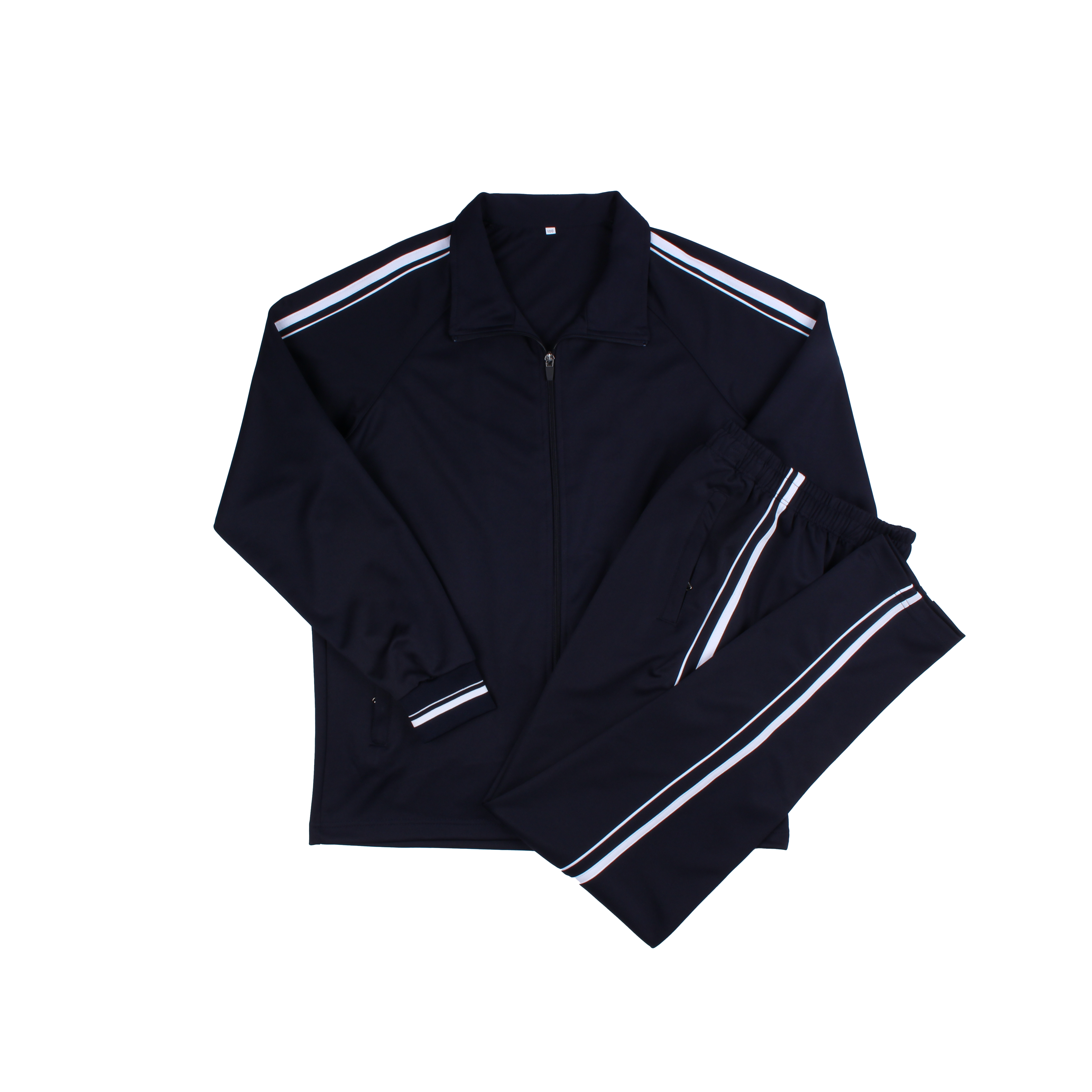 네이비 흰색 원앤원 동복세트