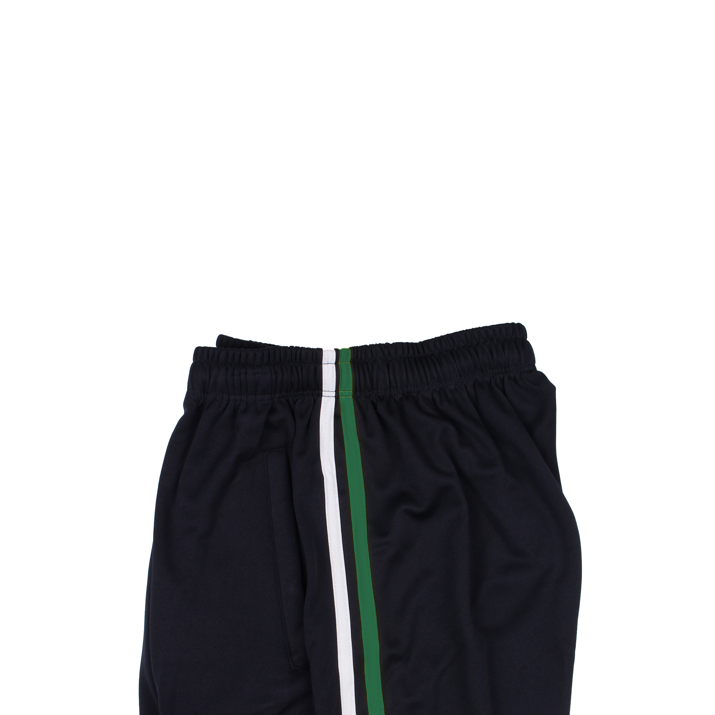 네이비 화이트초록 2선 반바지