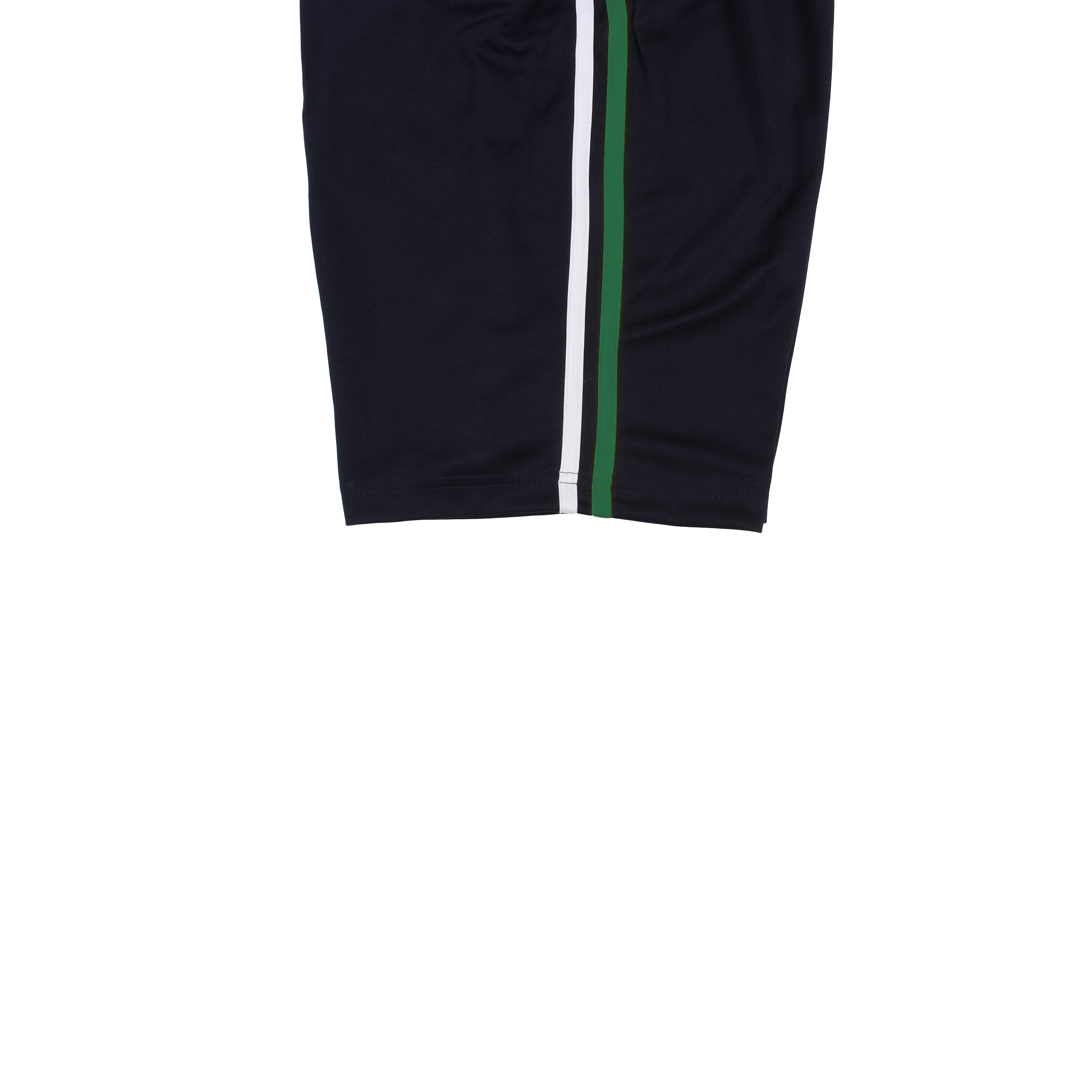 네이비 화이트초록 2선 반바지