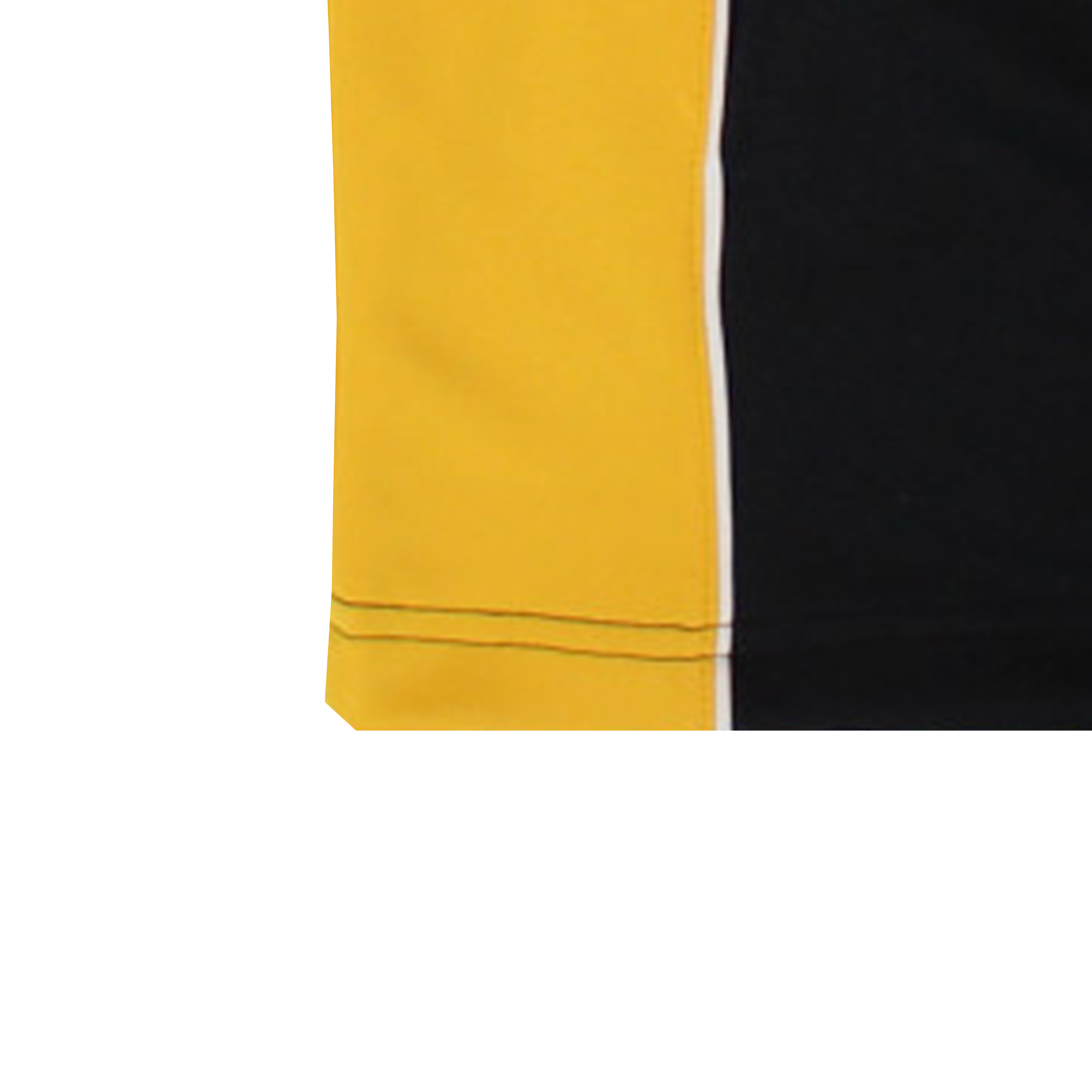 네이비 노랑 컷팅포인트 집업 동복상의