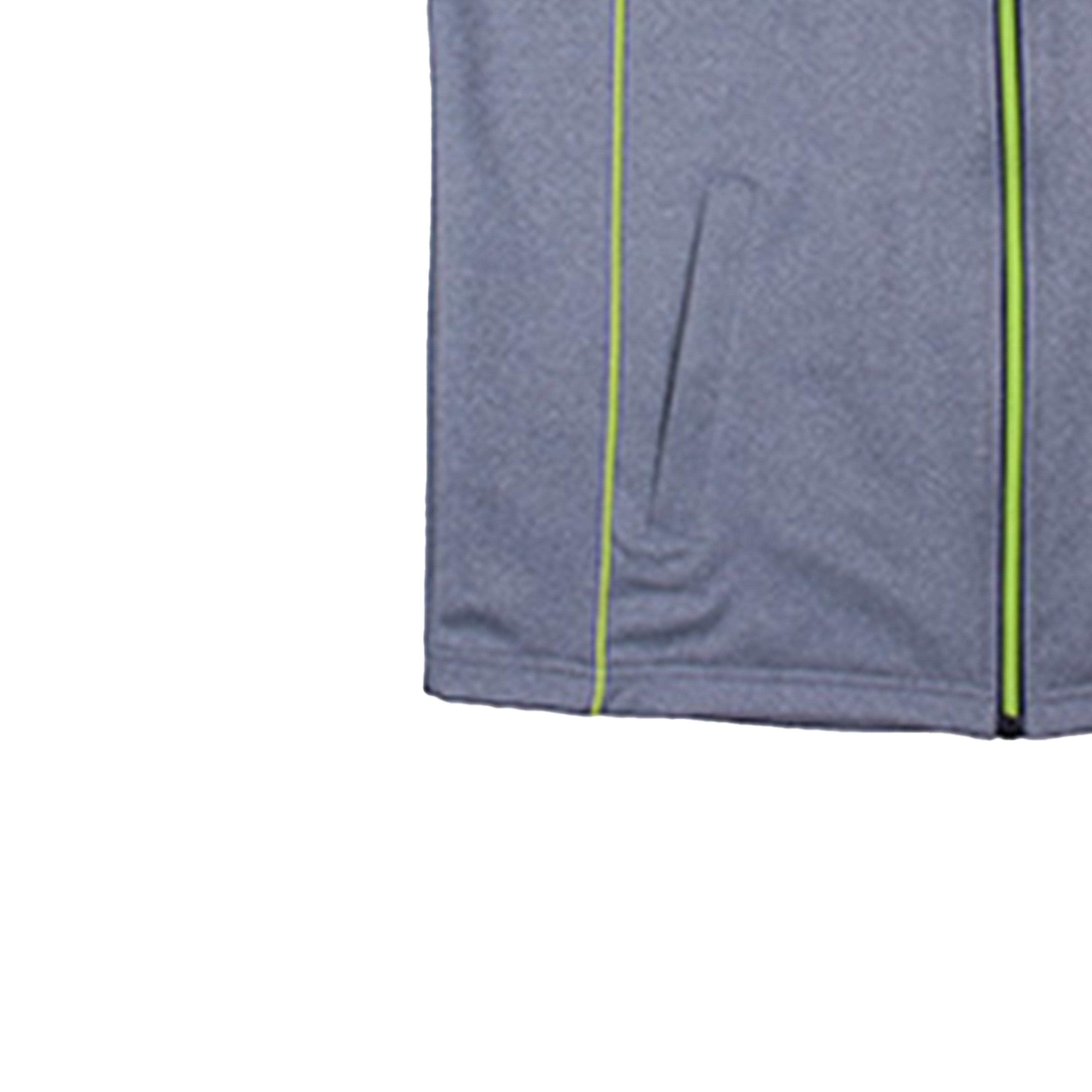 차콜 연두 어깨선 집업 동복상의