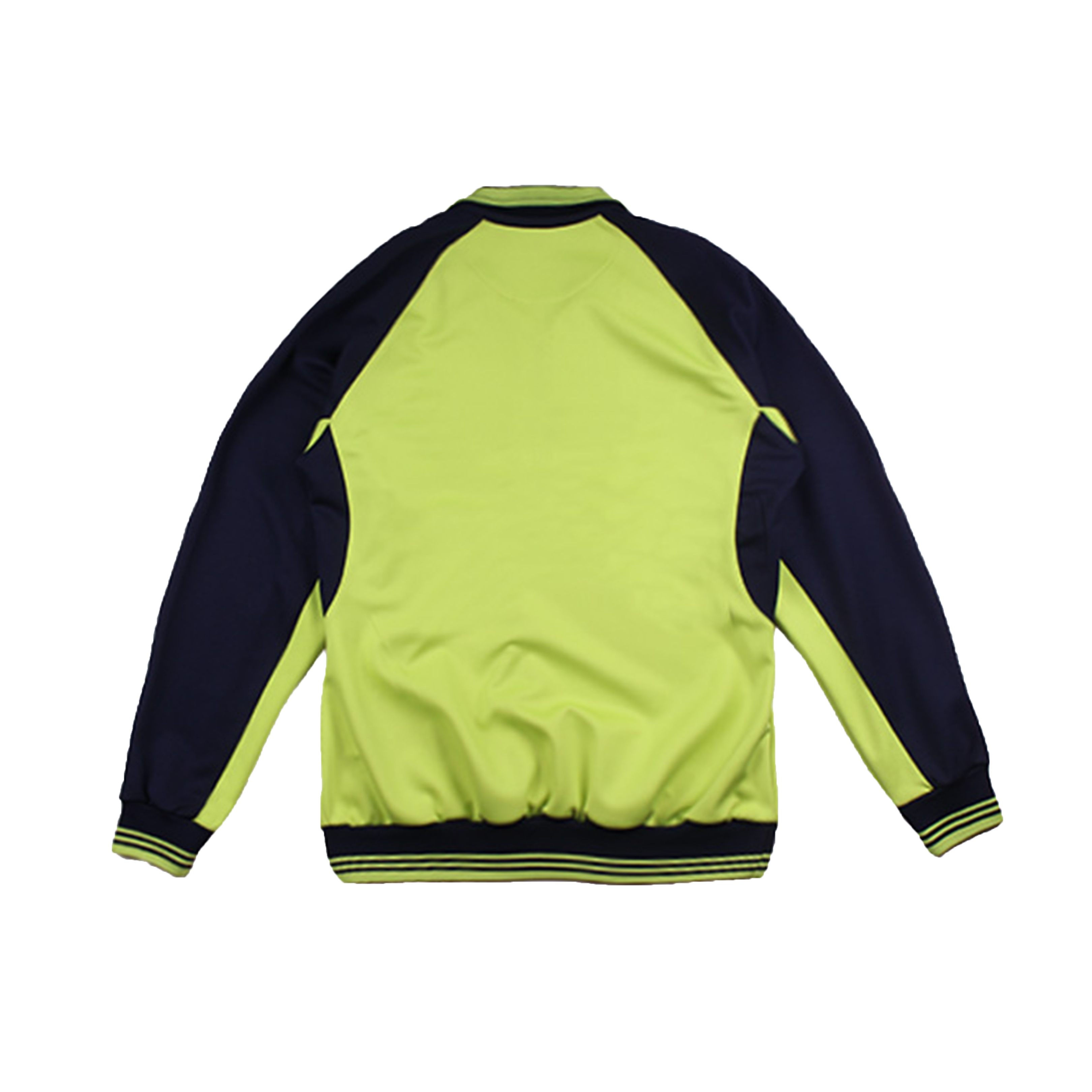 연두 네이비화이트 웨일2선 반집업 동복상의(시보리)