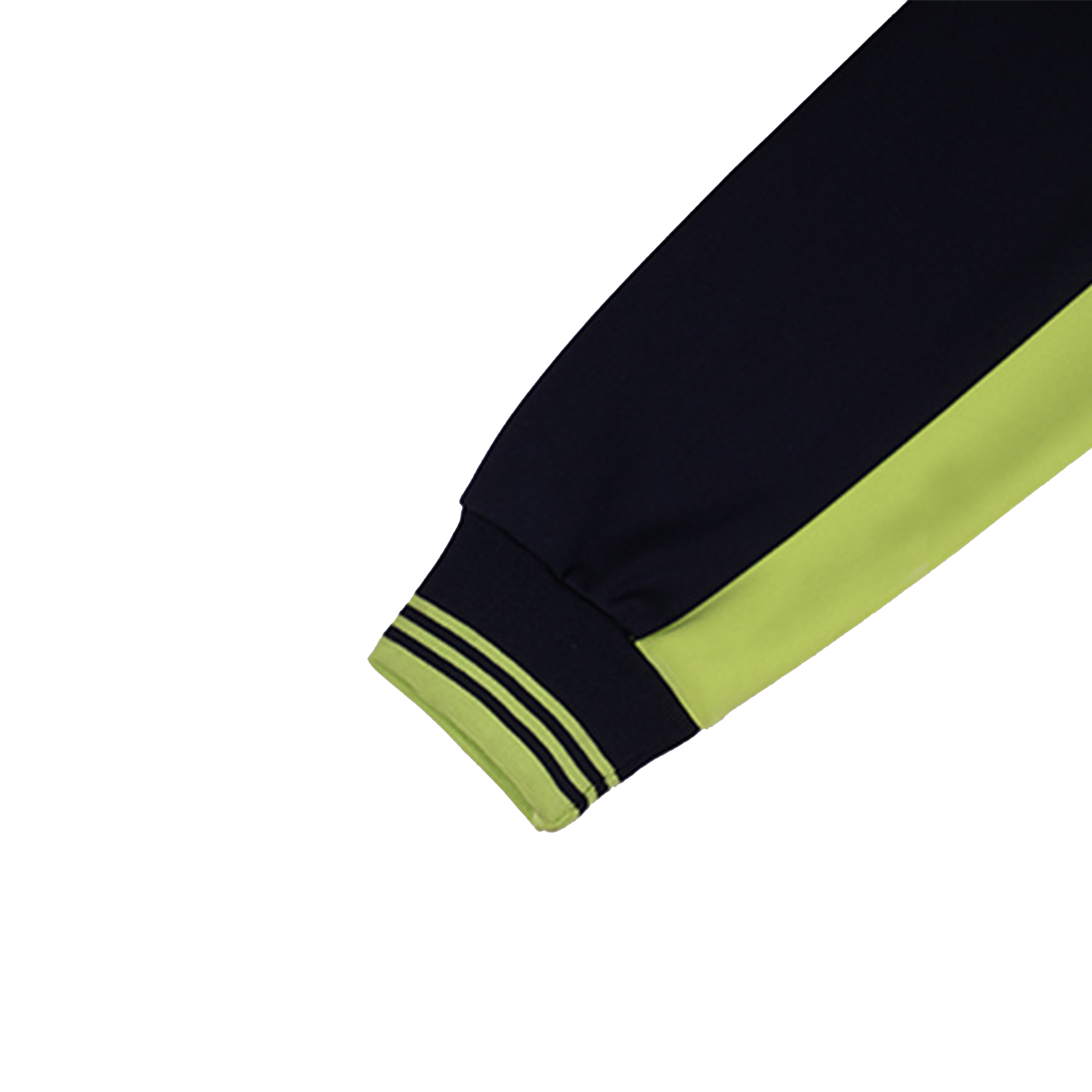 연두 네이비화이트 웨일2선 반집업 동복상의(시보리)