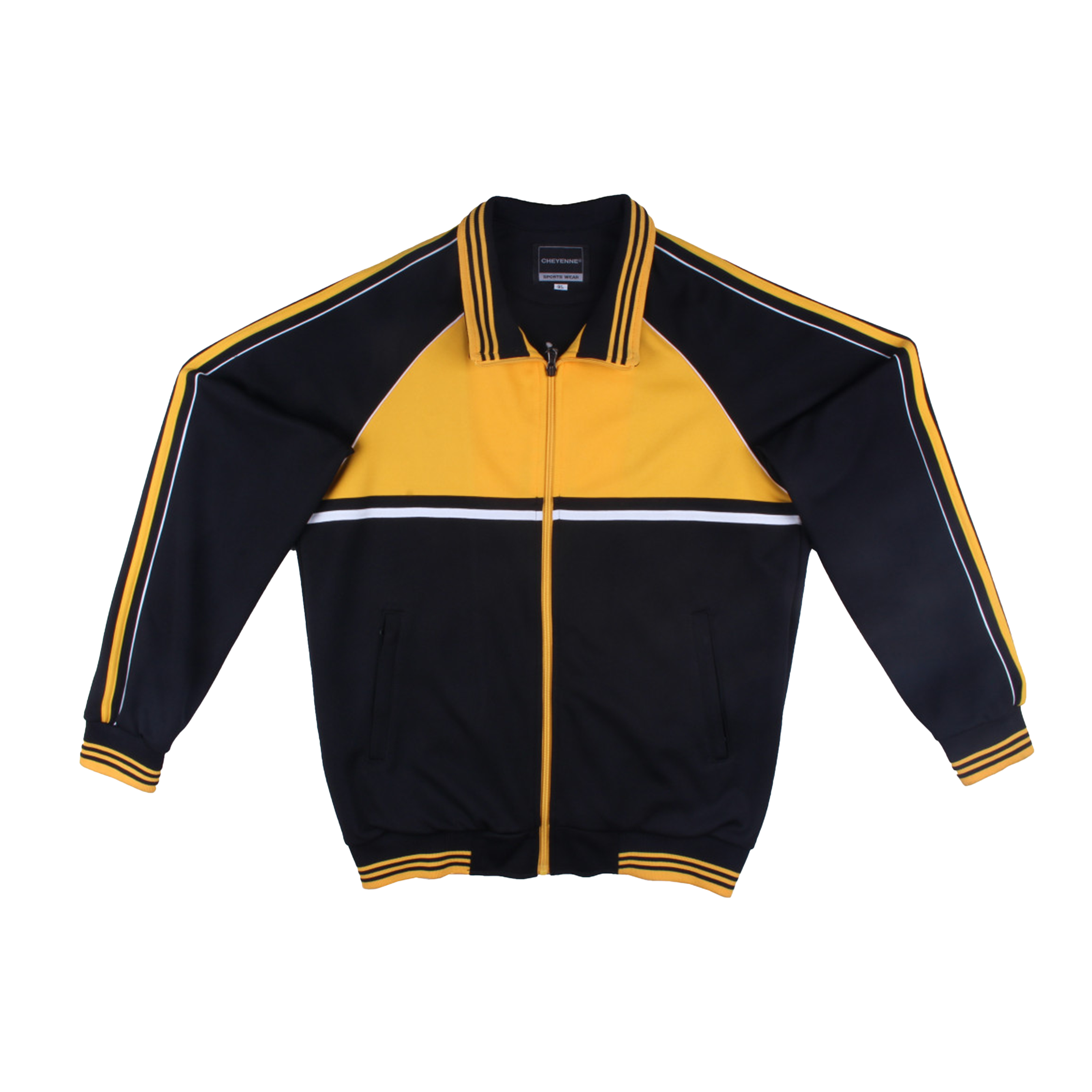 블랙 원앤원 체스트포인트 집업 동복상의(시보리)