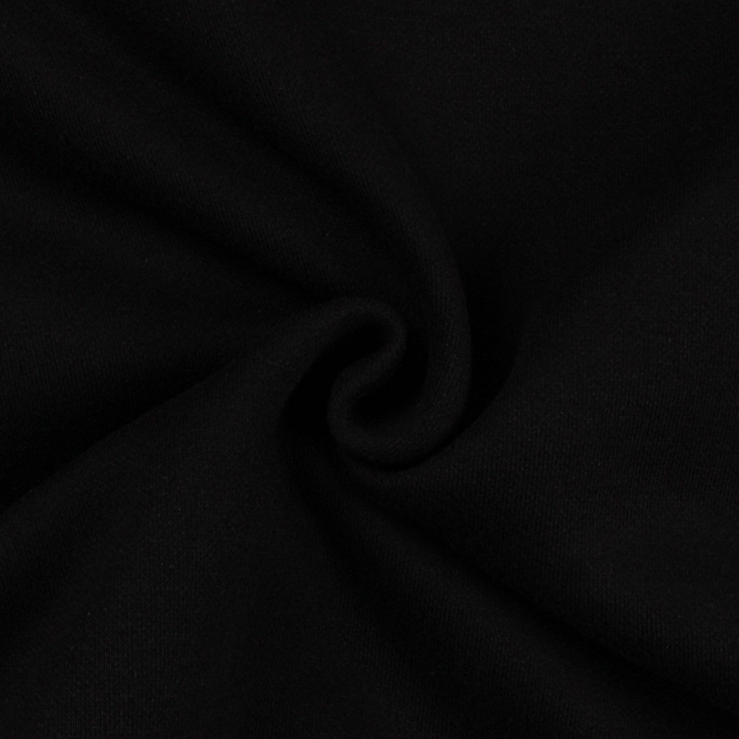 블랙 무지 기모 후드집업