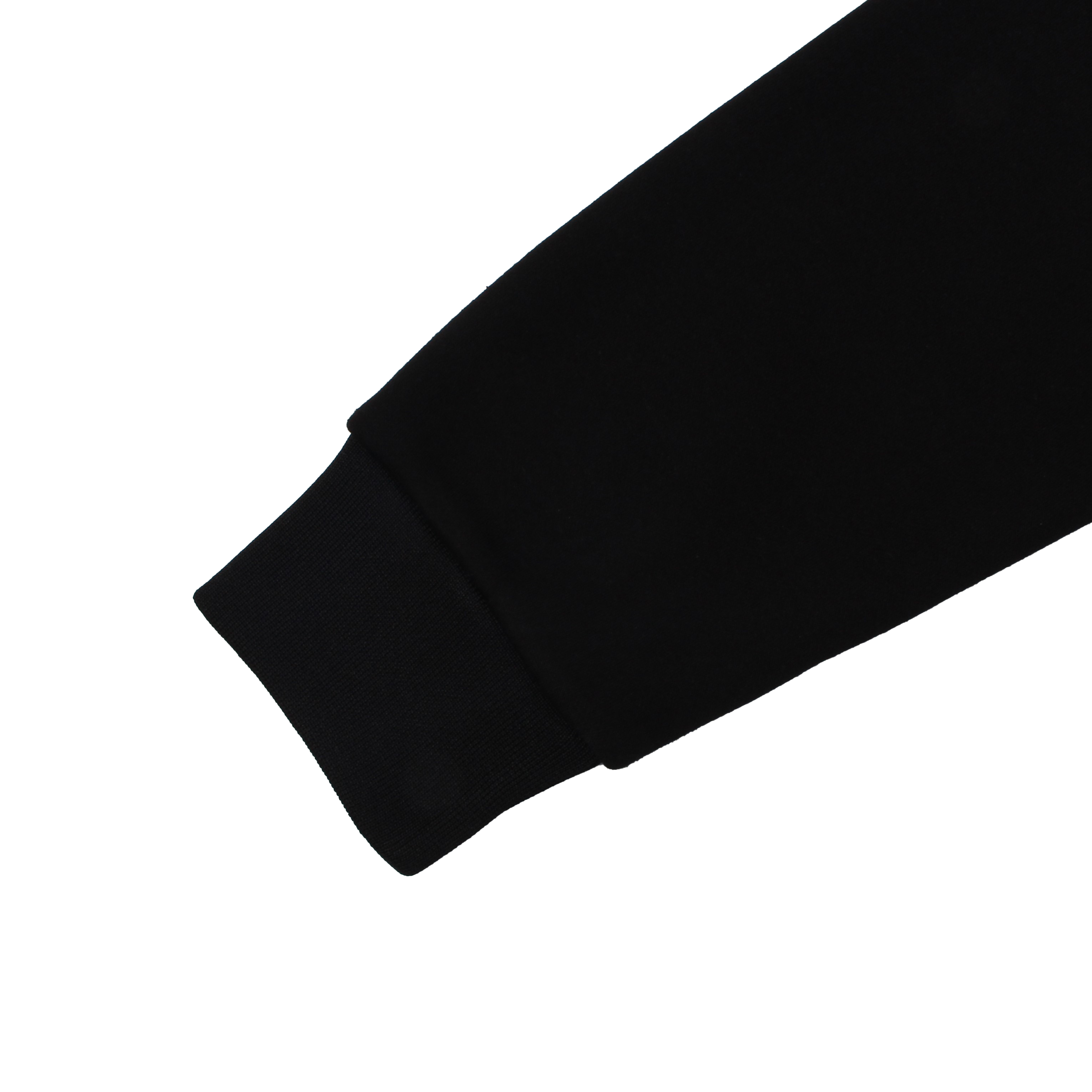 블랙 무지 기모 후드집업