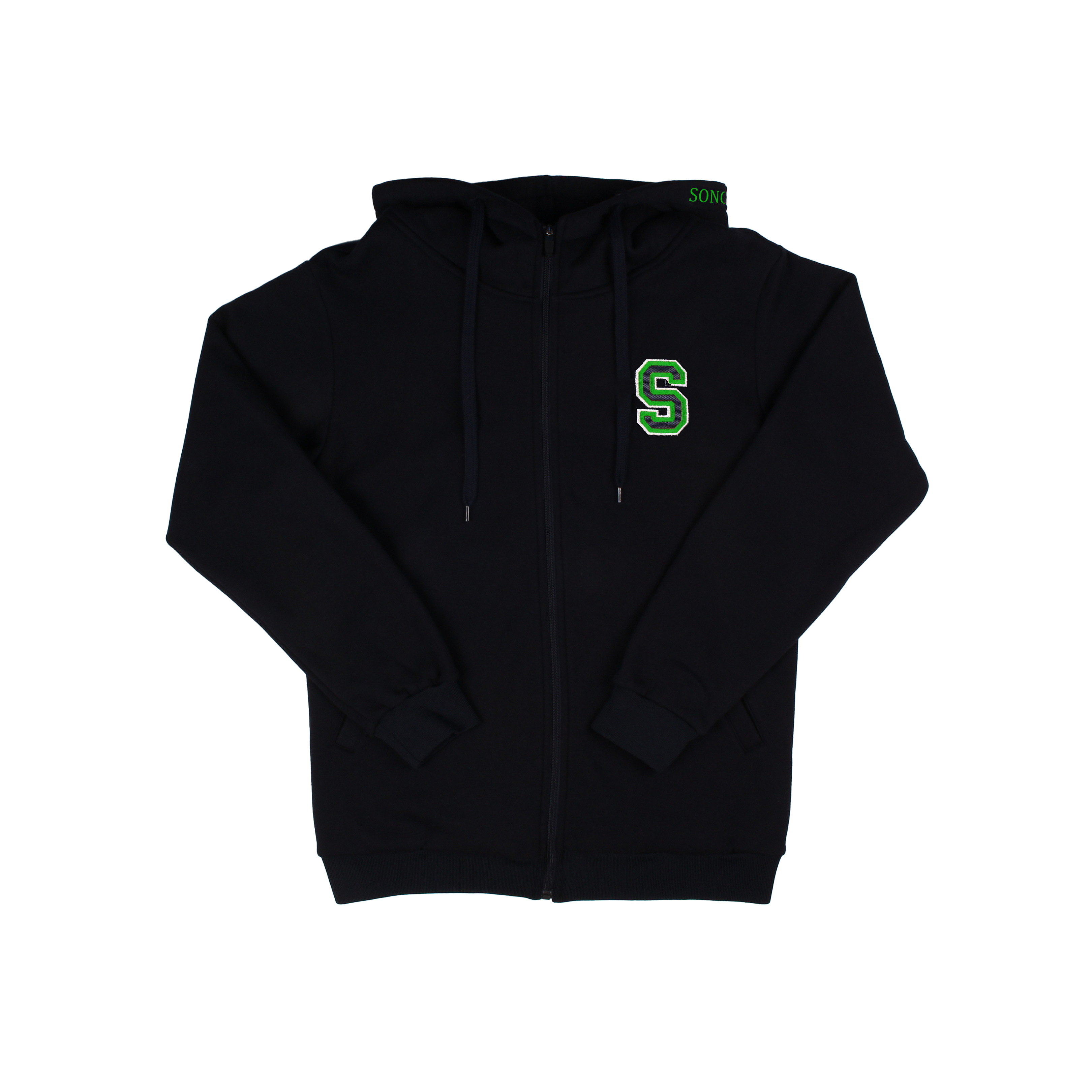 송림고 네이비 기모 후드집업