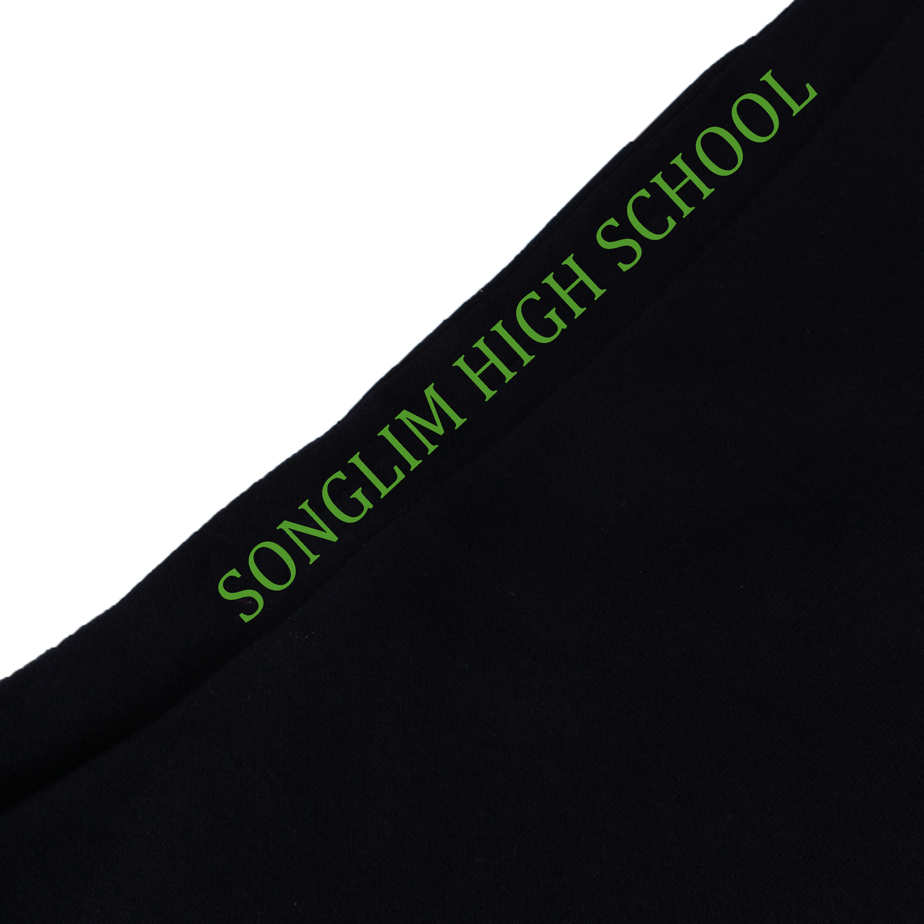 송림고 네이비 기모 후드집업