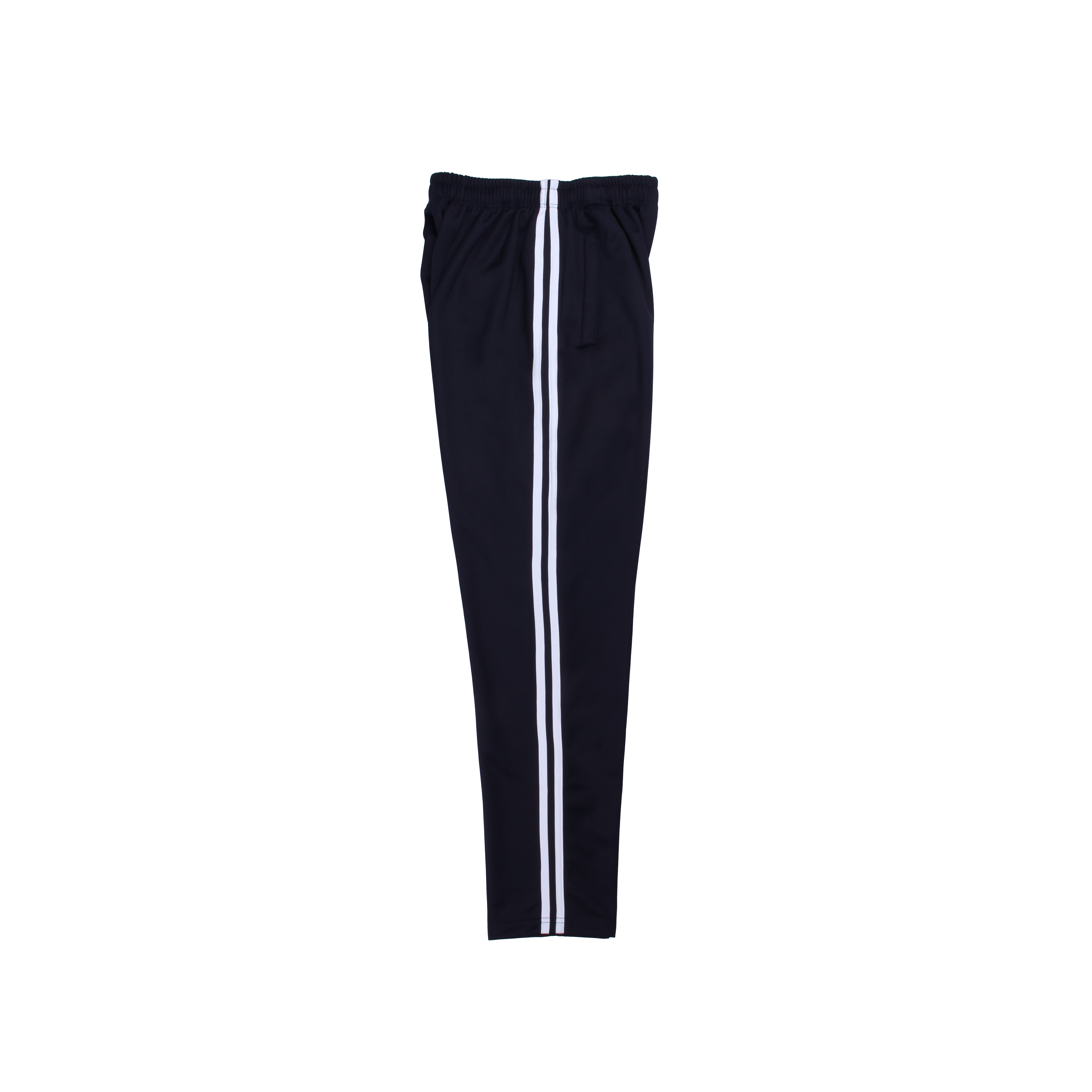 [스판] 네이비 흰색 2선 스판바지