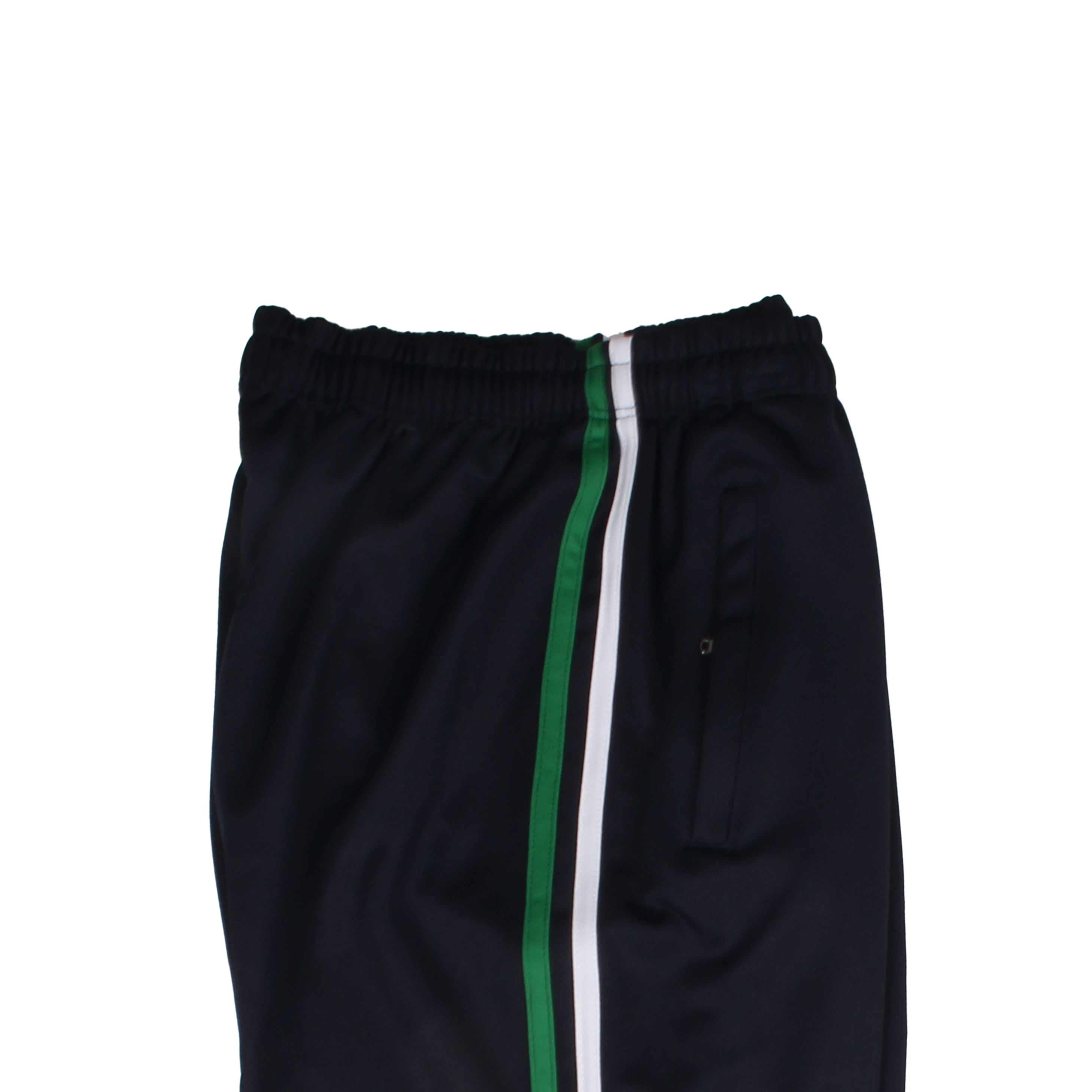 [기모] 네이비 화이트초록 2선 기모바지