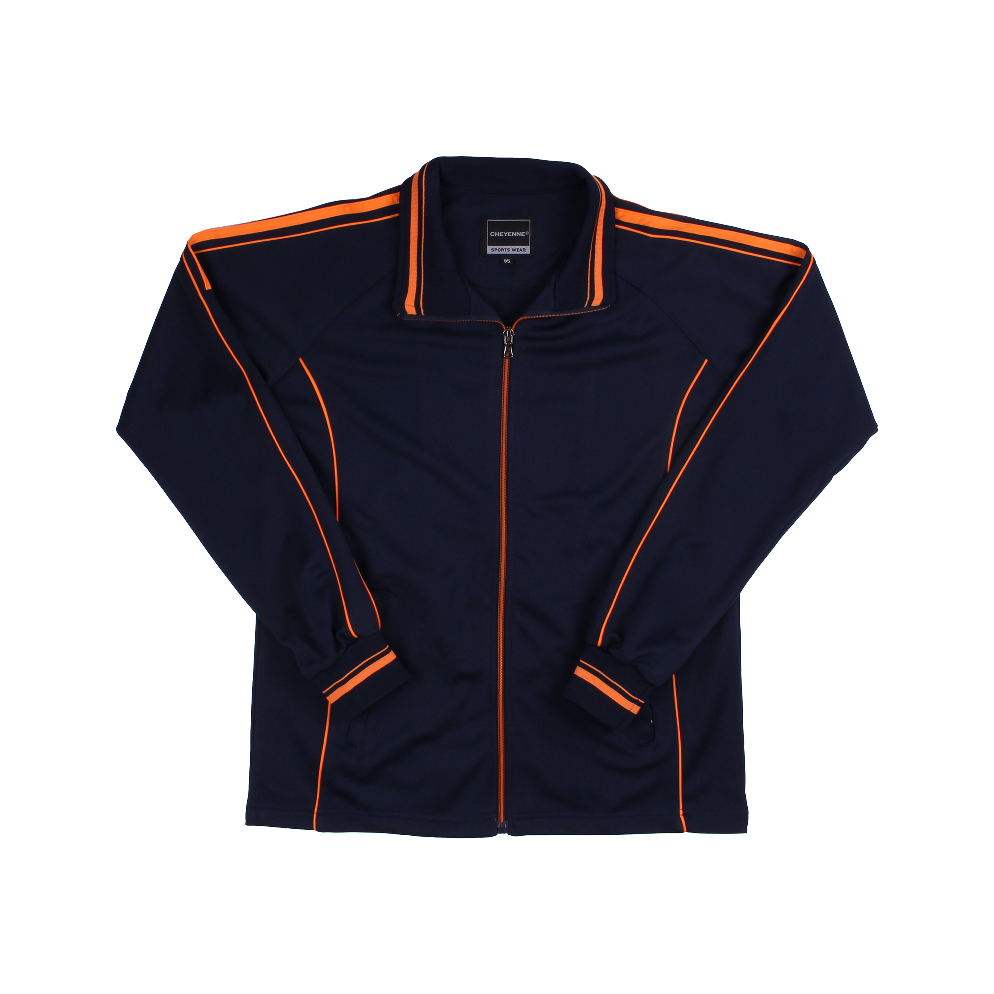 네이비 어깨선 집업 동복상의