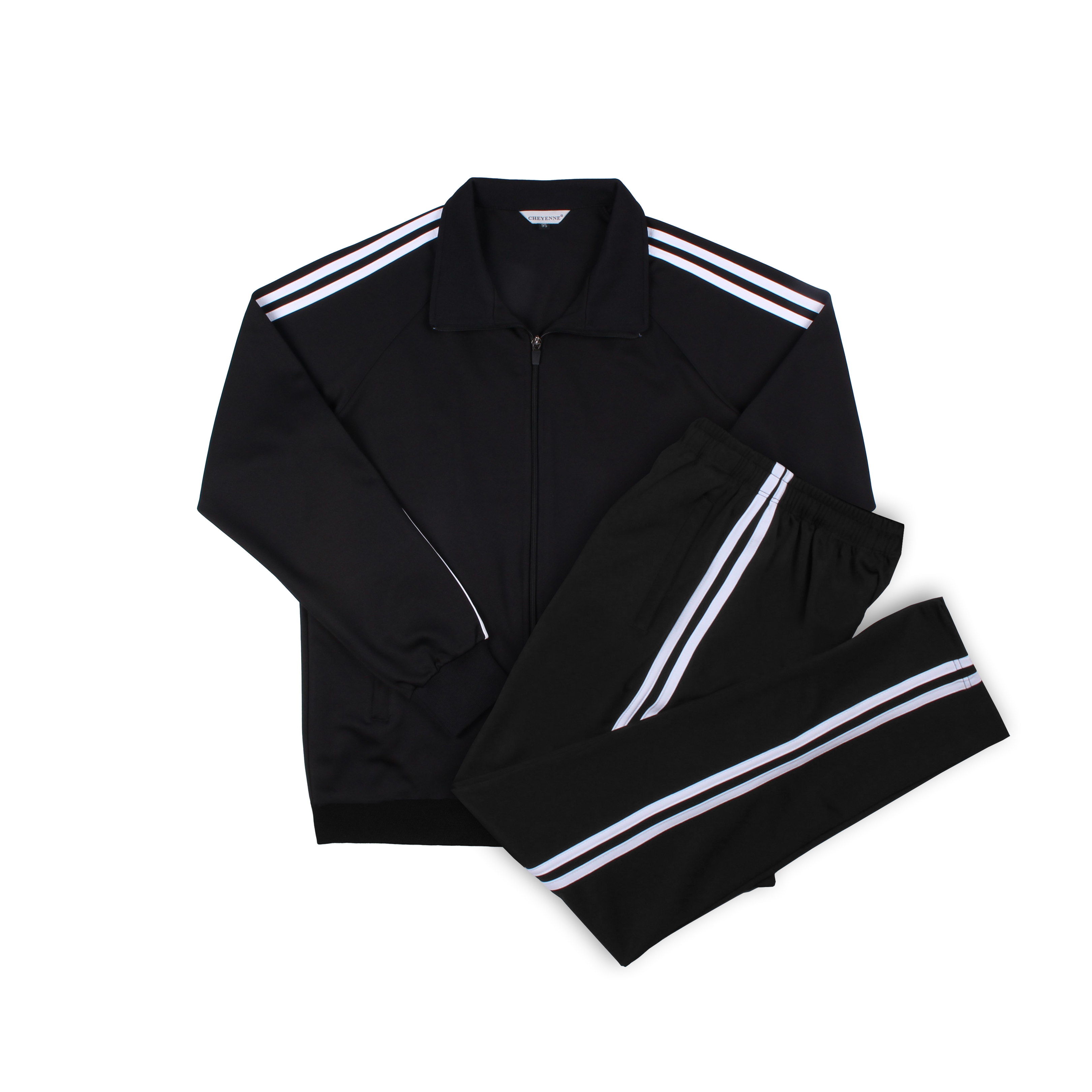 블랙 흰색2선 동복세트(시보리)