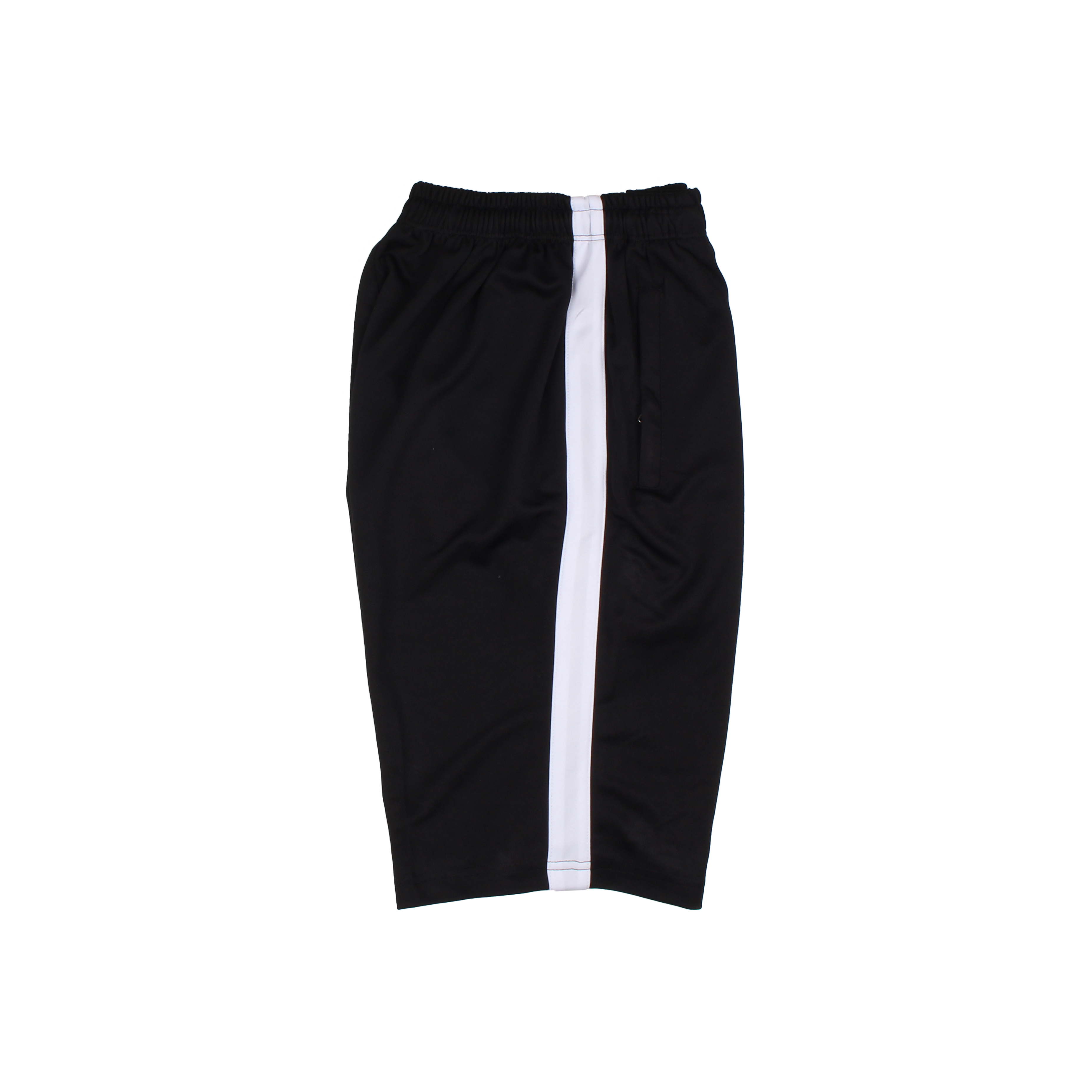 블랙 흰색 3.0 와이드선 반바지