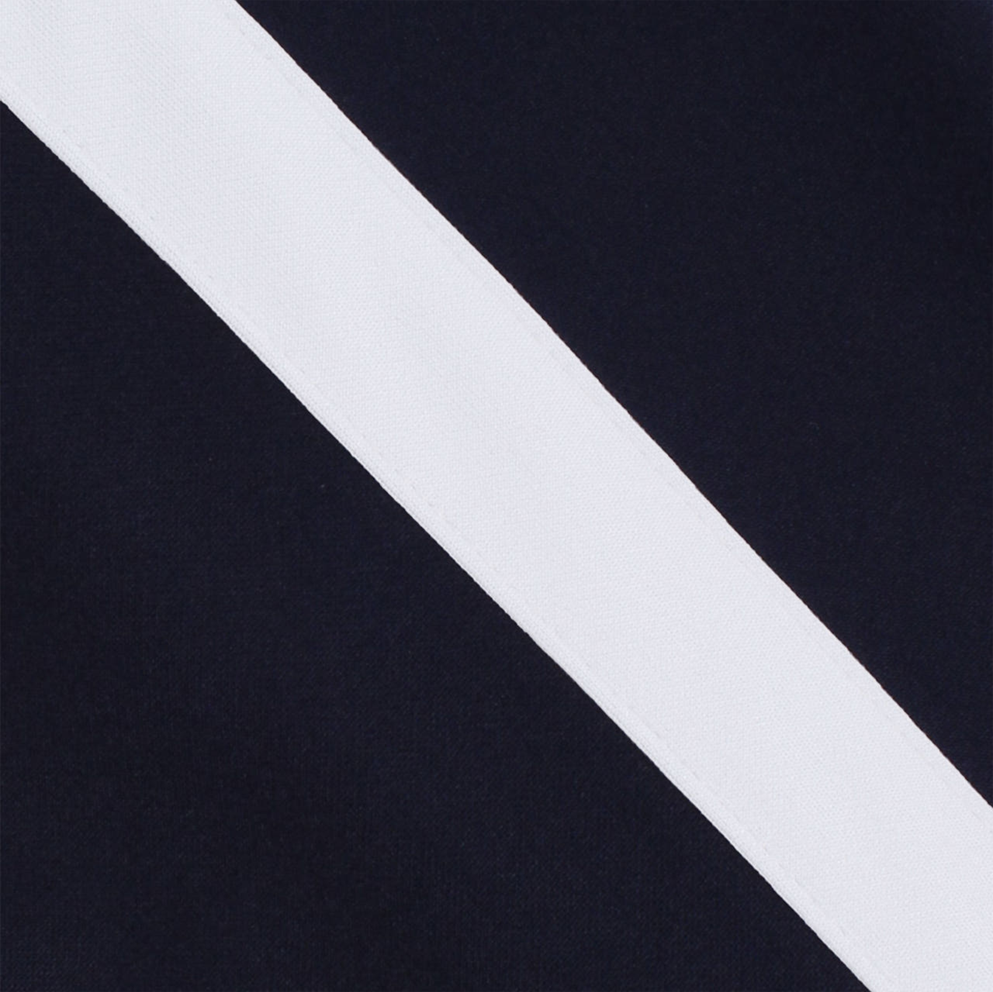 네이비 흰색 와이드선 집업 동복상의(시보리)