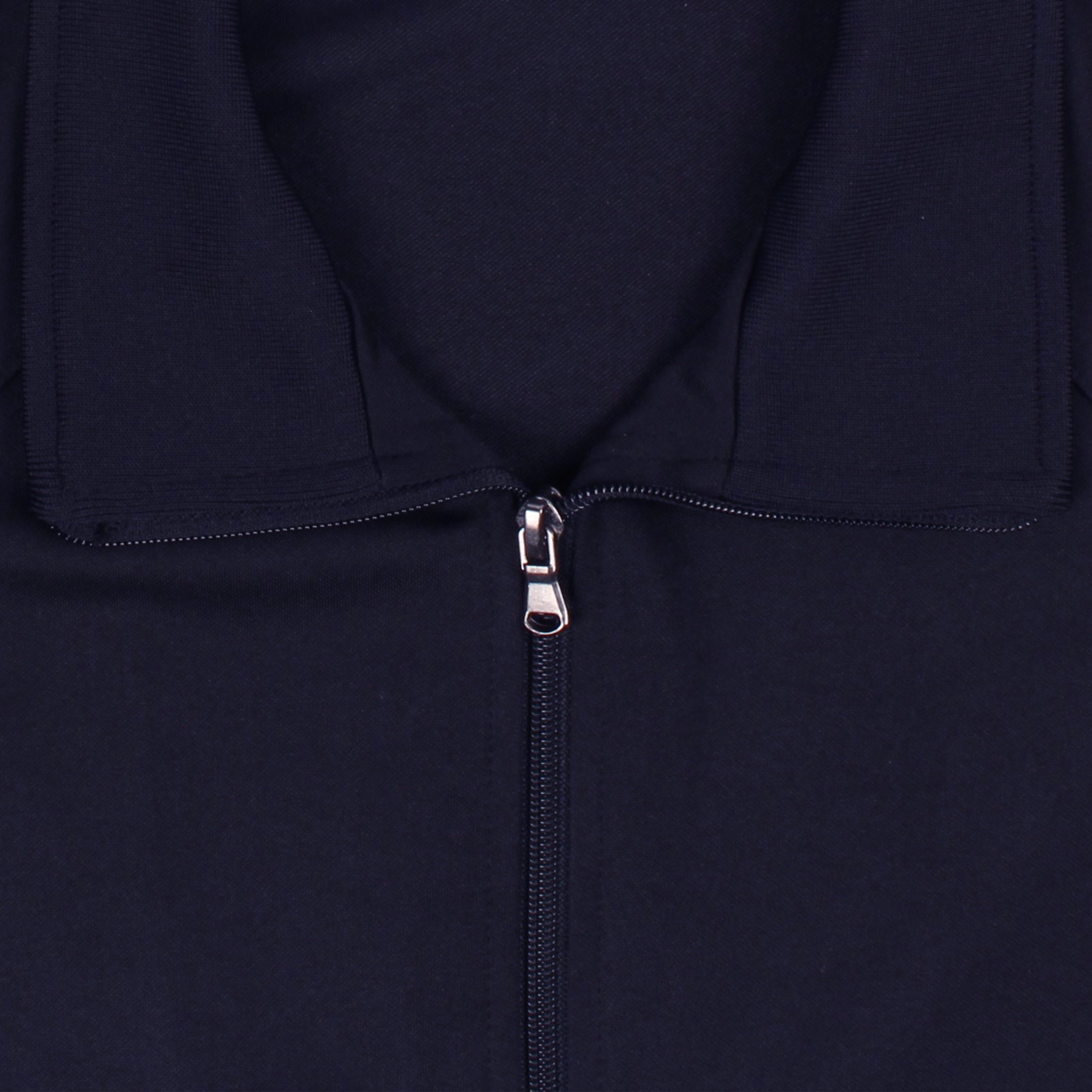 네이비 흰색 와이드선 집업 동복상의(시보리)