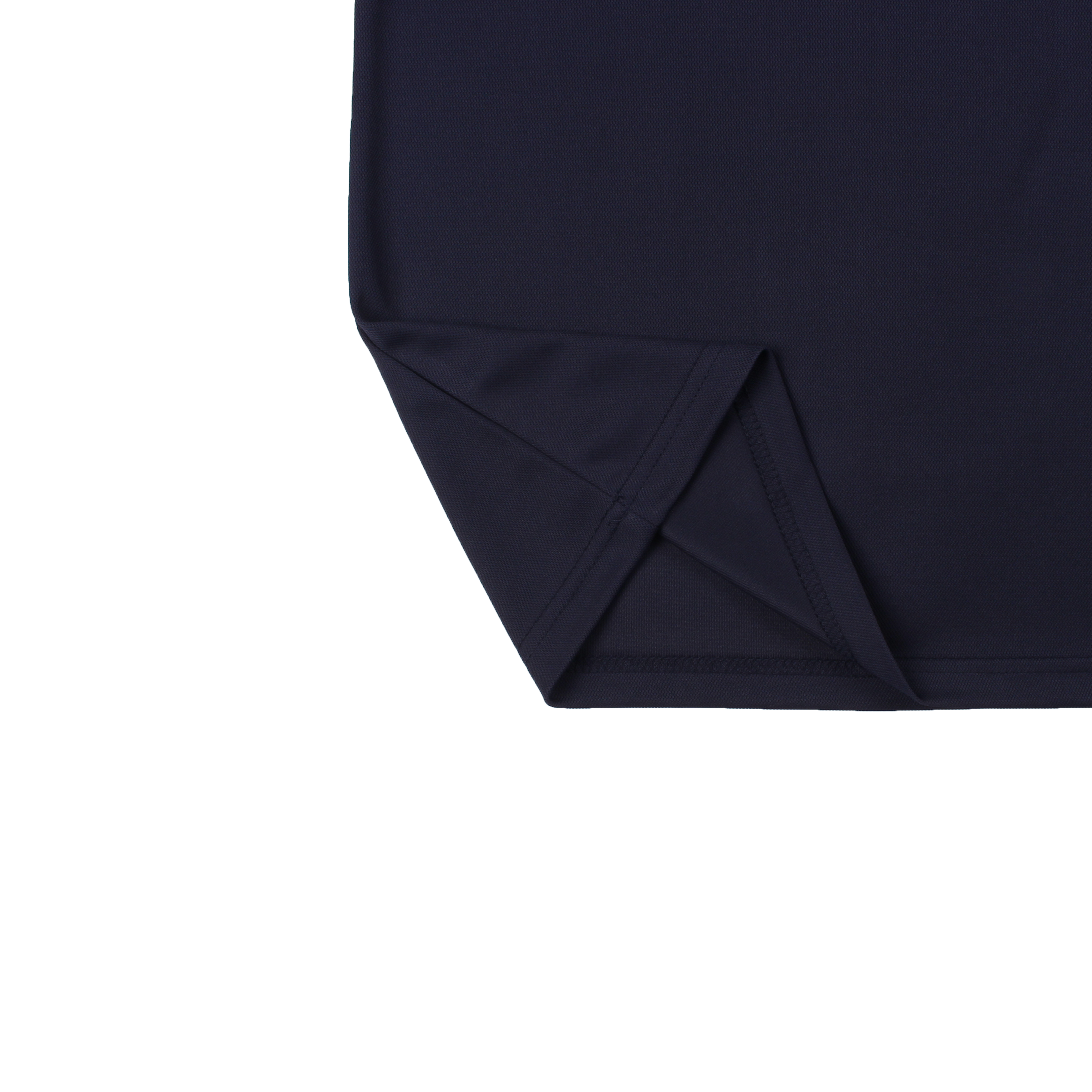 네이비 빨강 원앤원 반집업 카라 반팔티셔츠