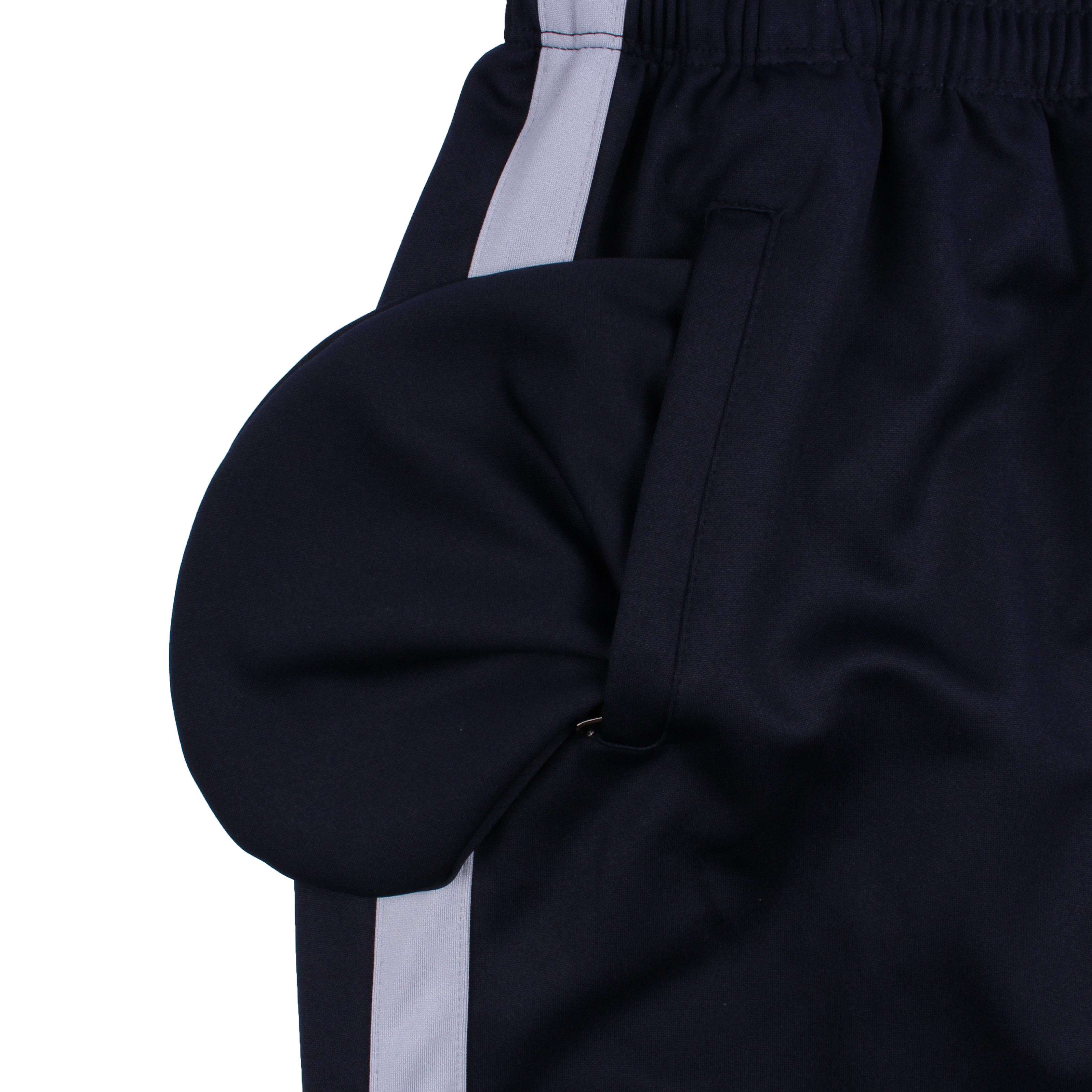 네이비 연회색 3.0 와이드선 반바지