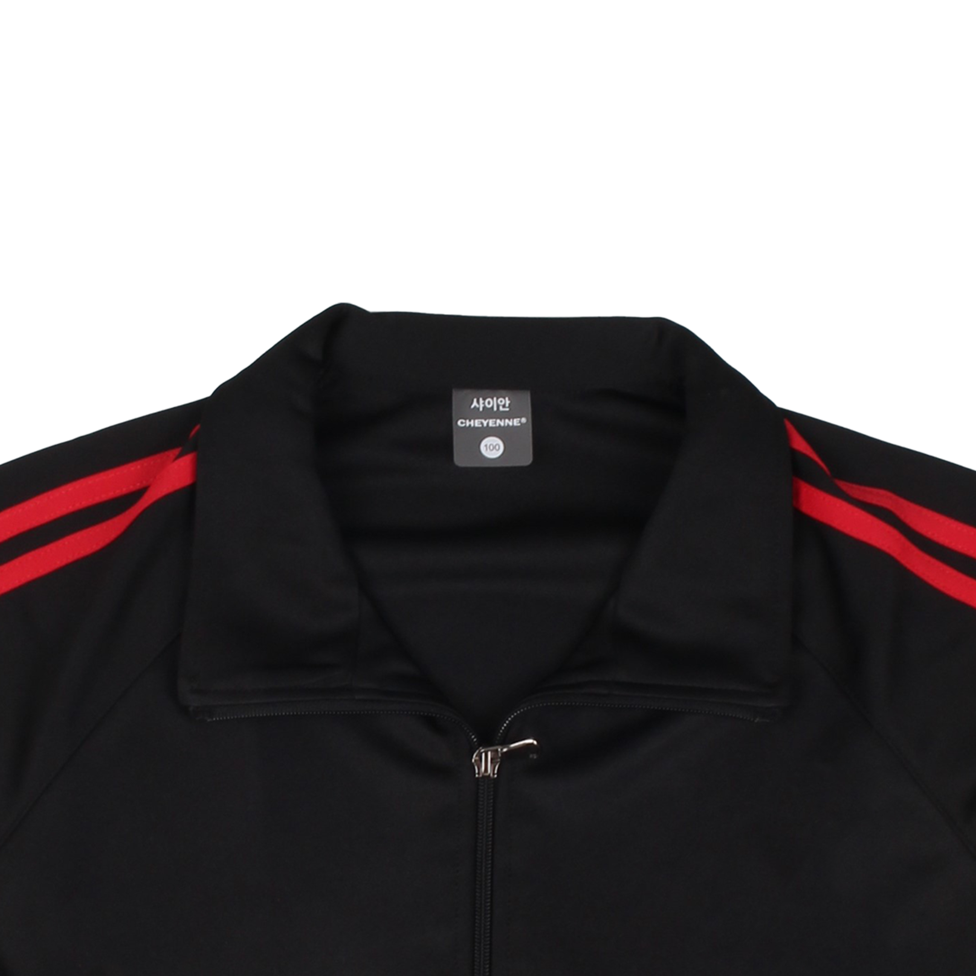 블랙 빨강 2선 동복세트