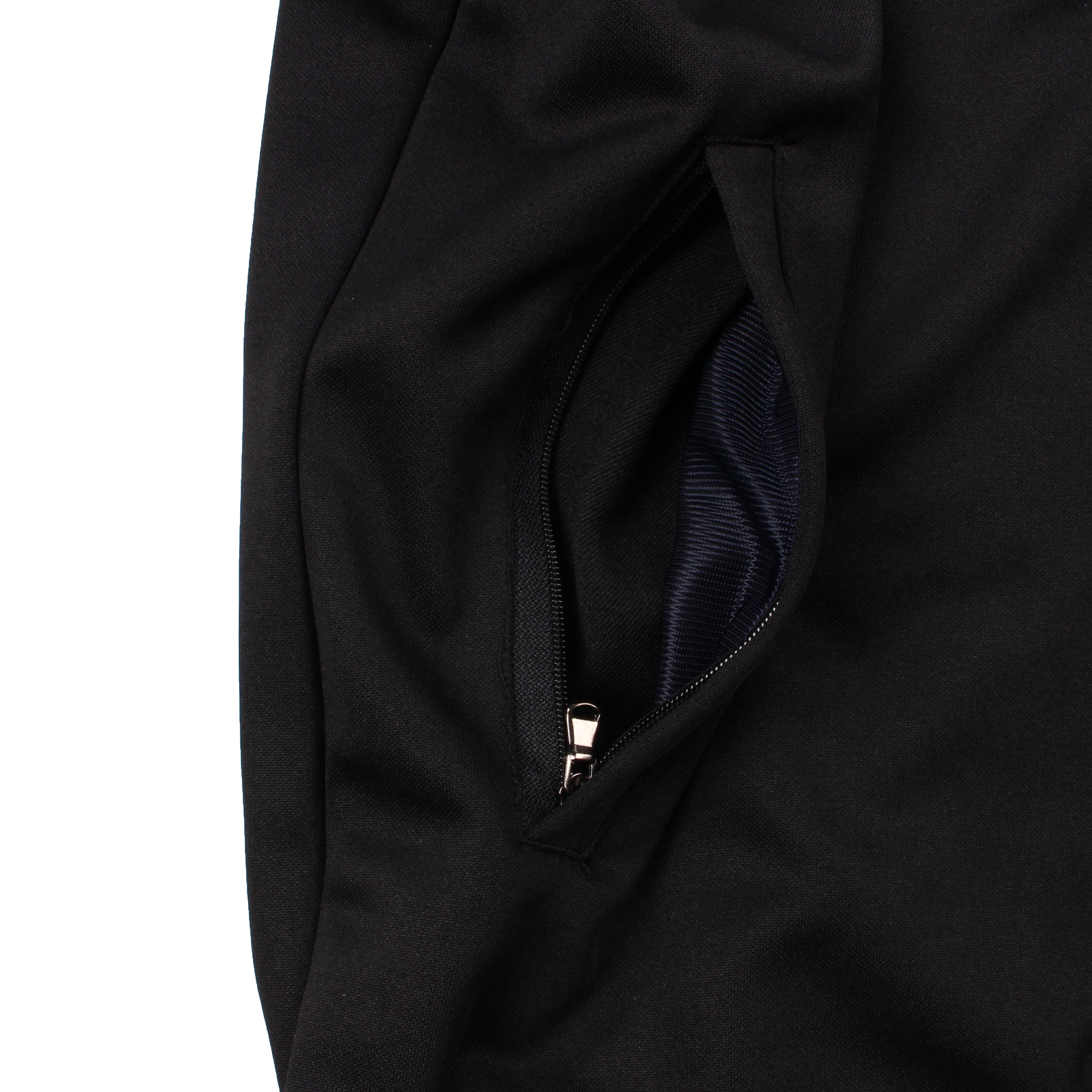 블랙 빨강 2선 집업 동복상의