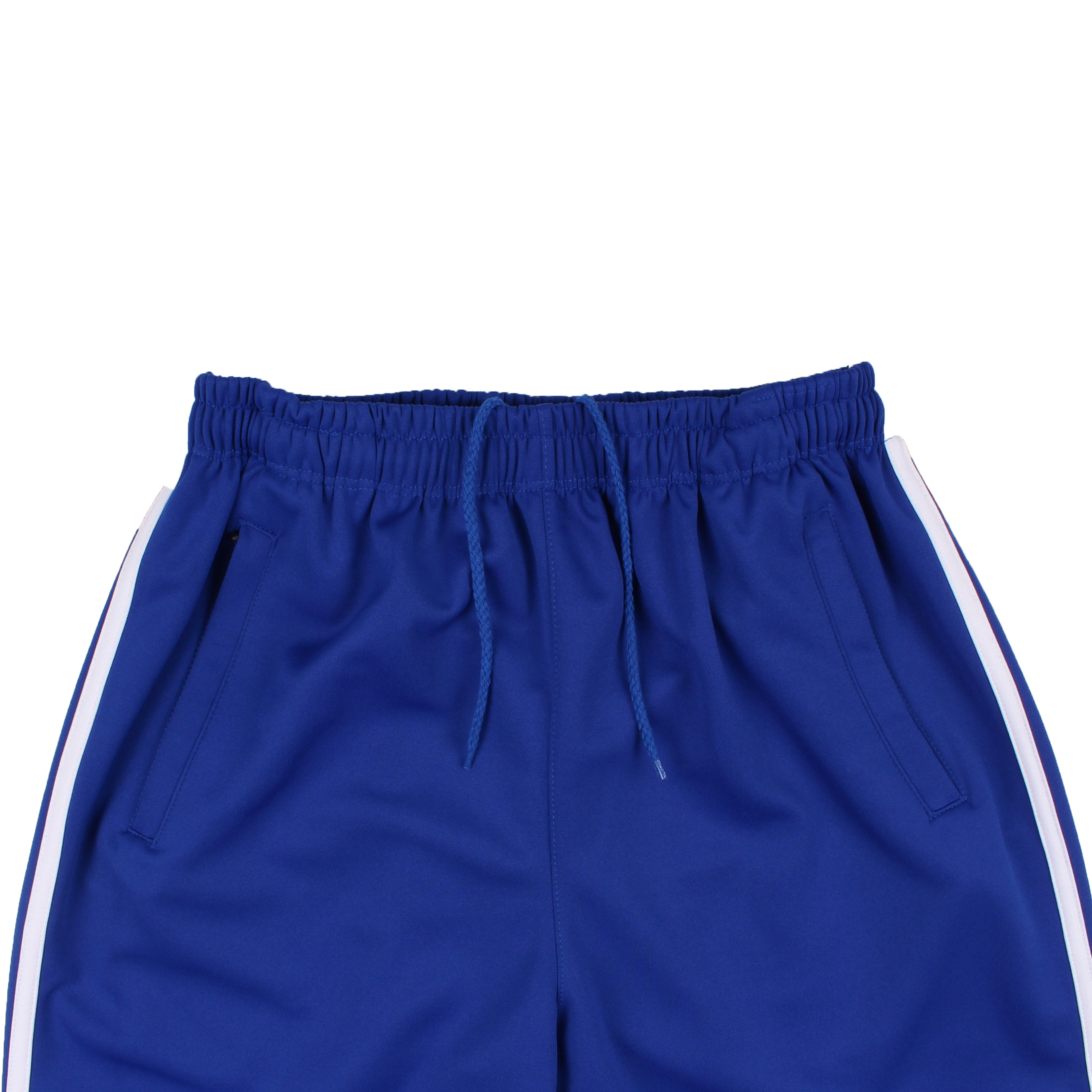 청색 흰색 2선 반팔 긴바지 세트