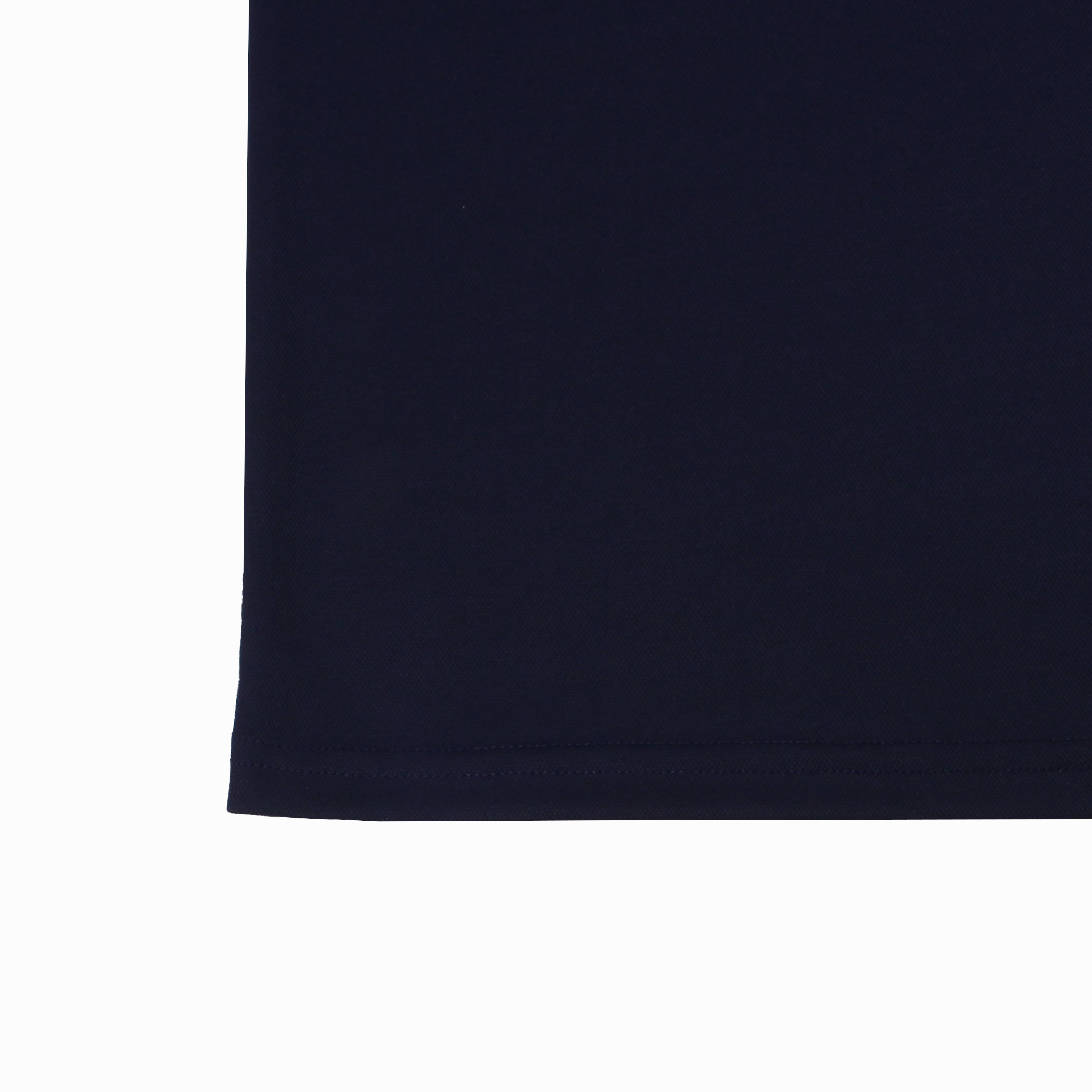 네이비 무지 포인트 카라 반팔티셔츠