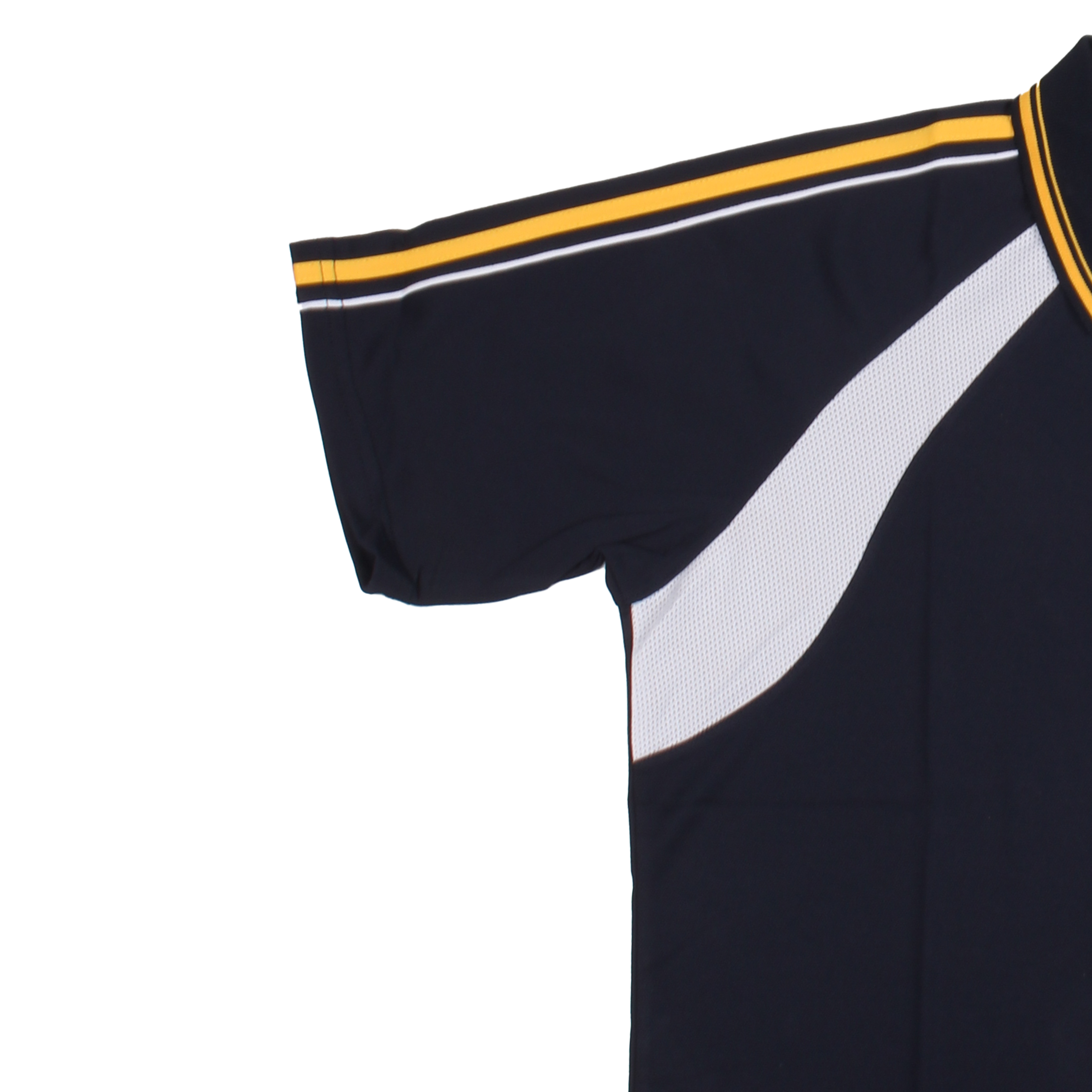 네이비 화이트노랑 윙 화이트 원앤원 카라 반팔티셔츠