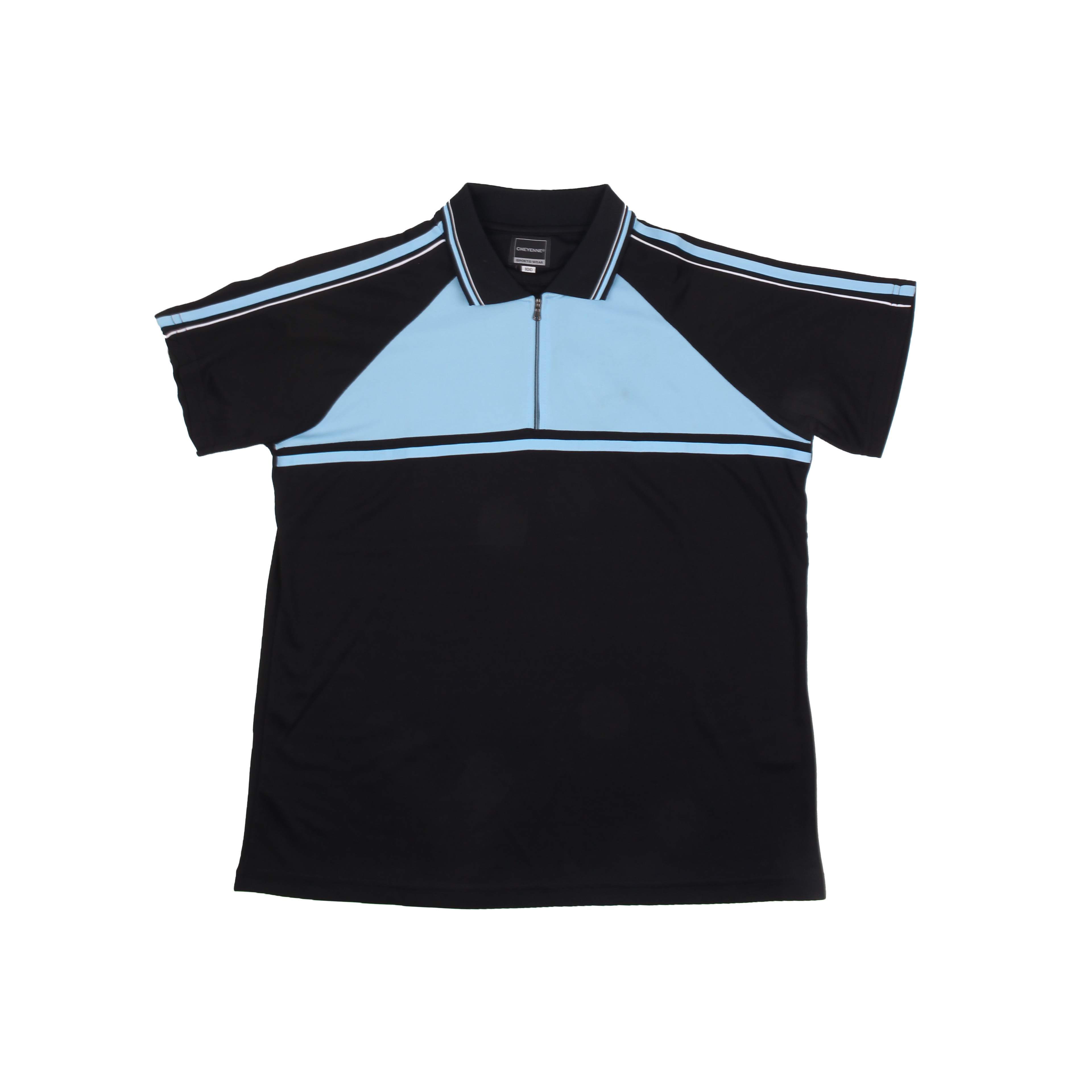 블랙 화이트소라 원앤원 체스트 반집업 카라 하복세트