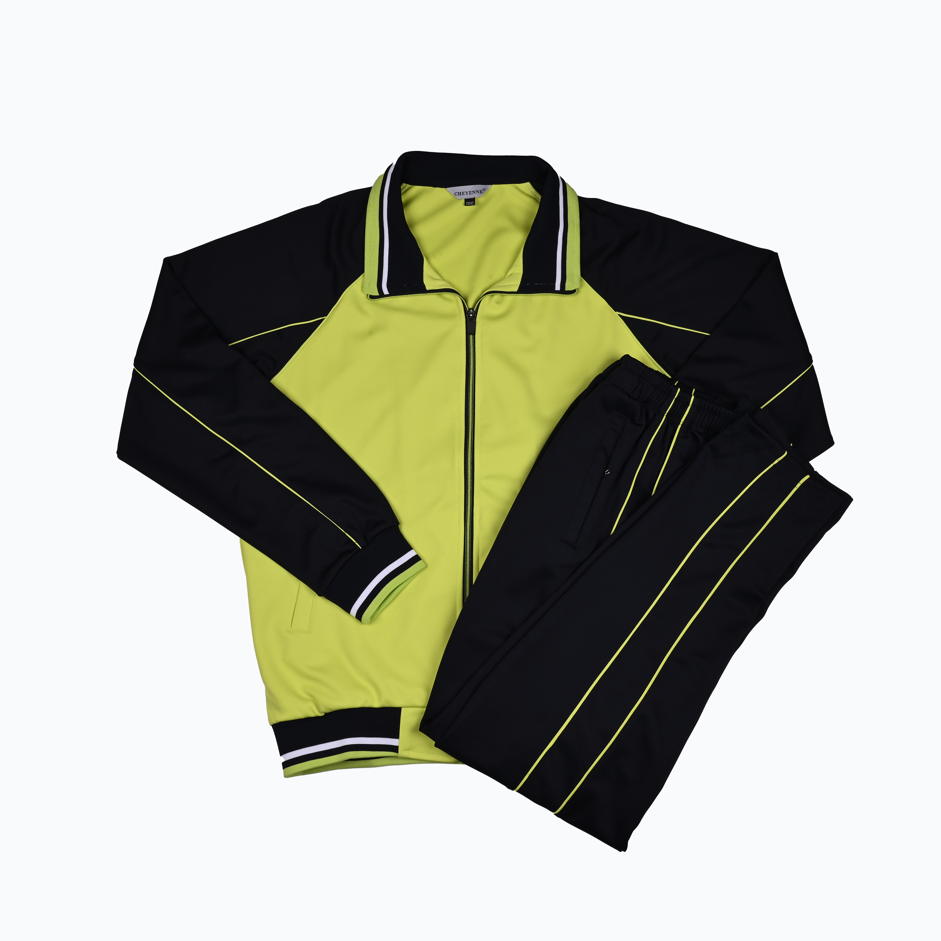 연두 네이비 하프선/얇은 2선 동복세트