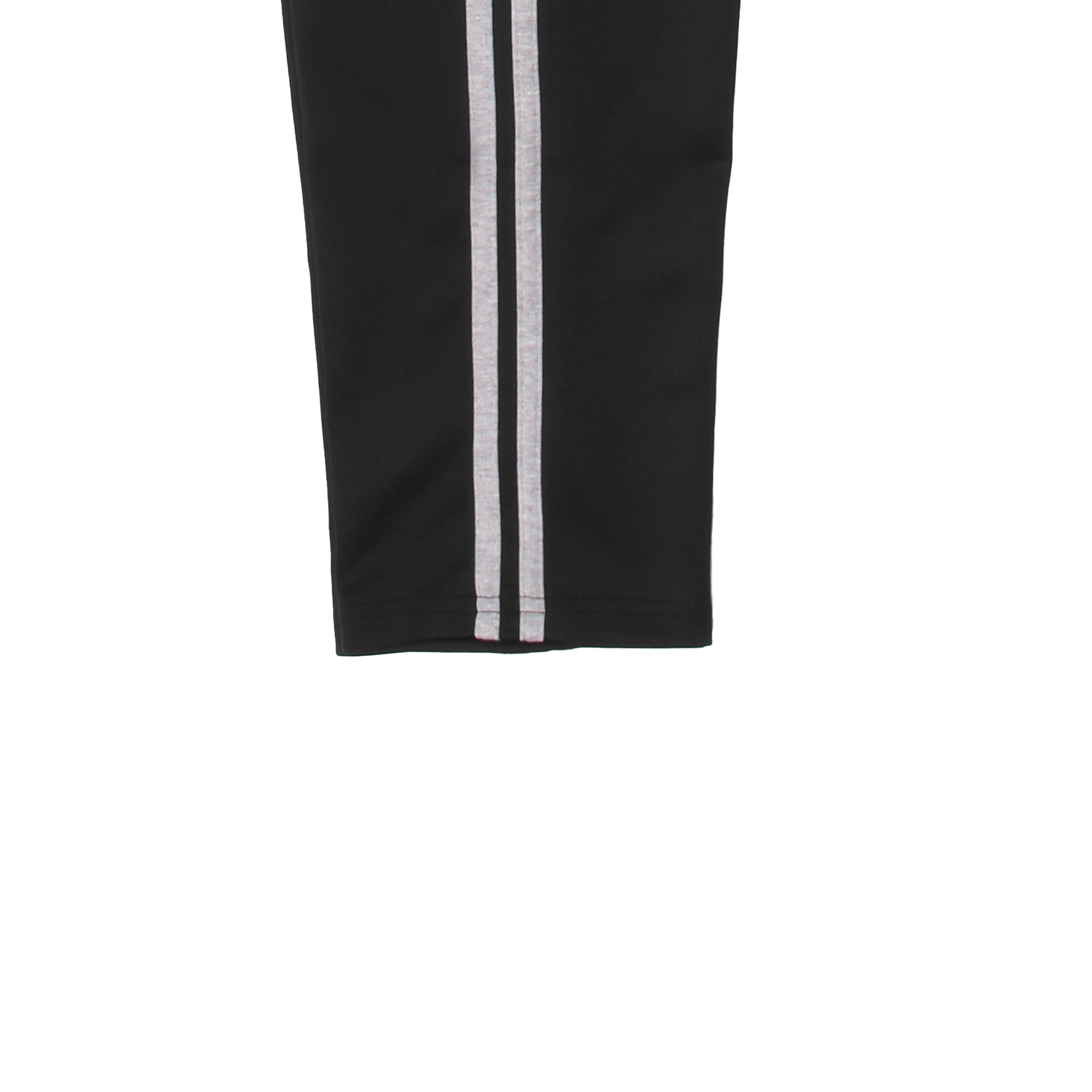 블랙 멜란지 2선 기모바지