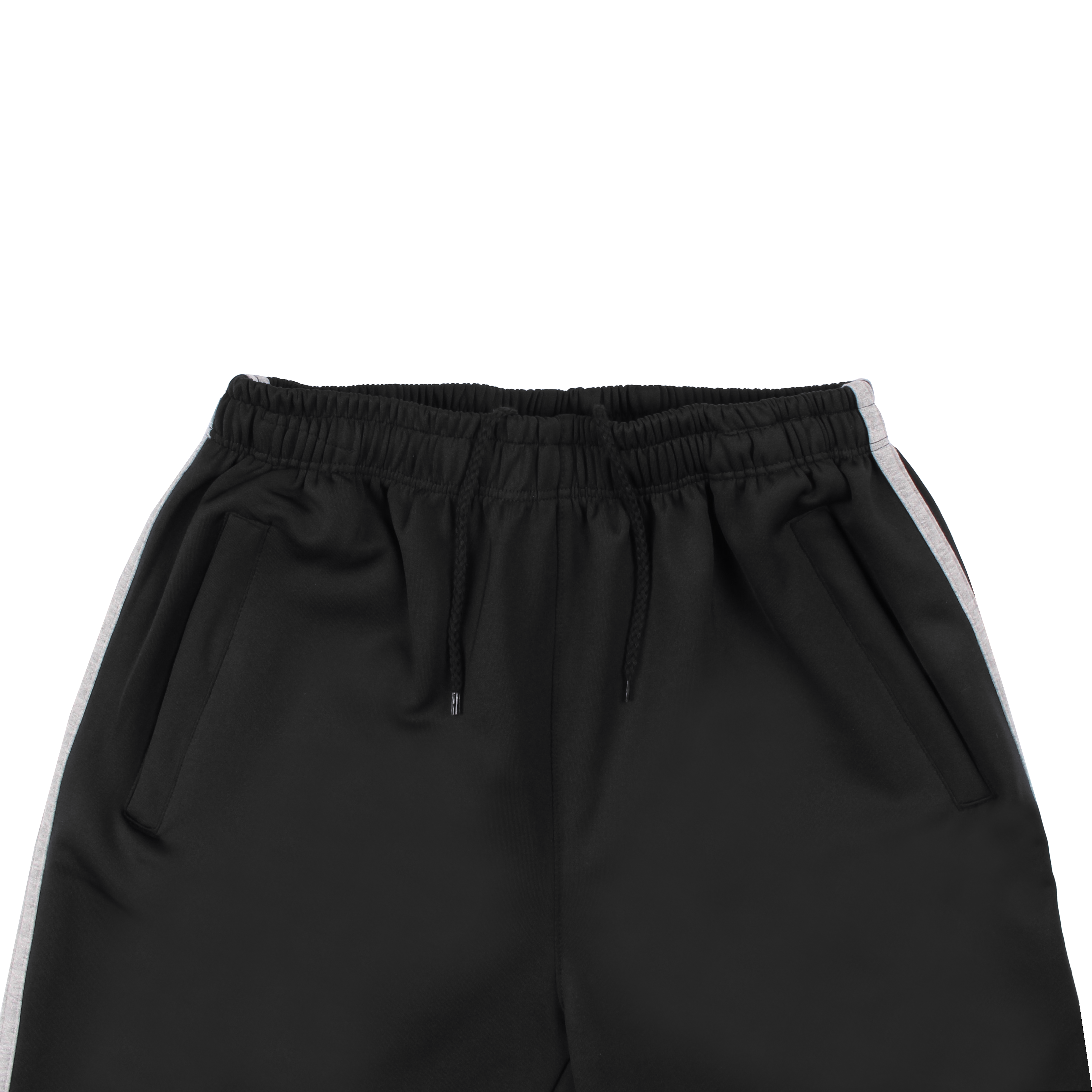 블랙 멜란지 2선 기모바지