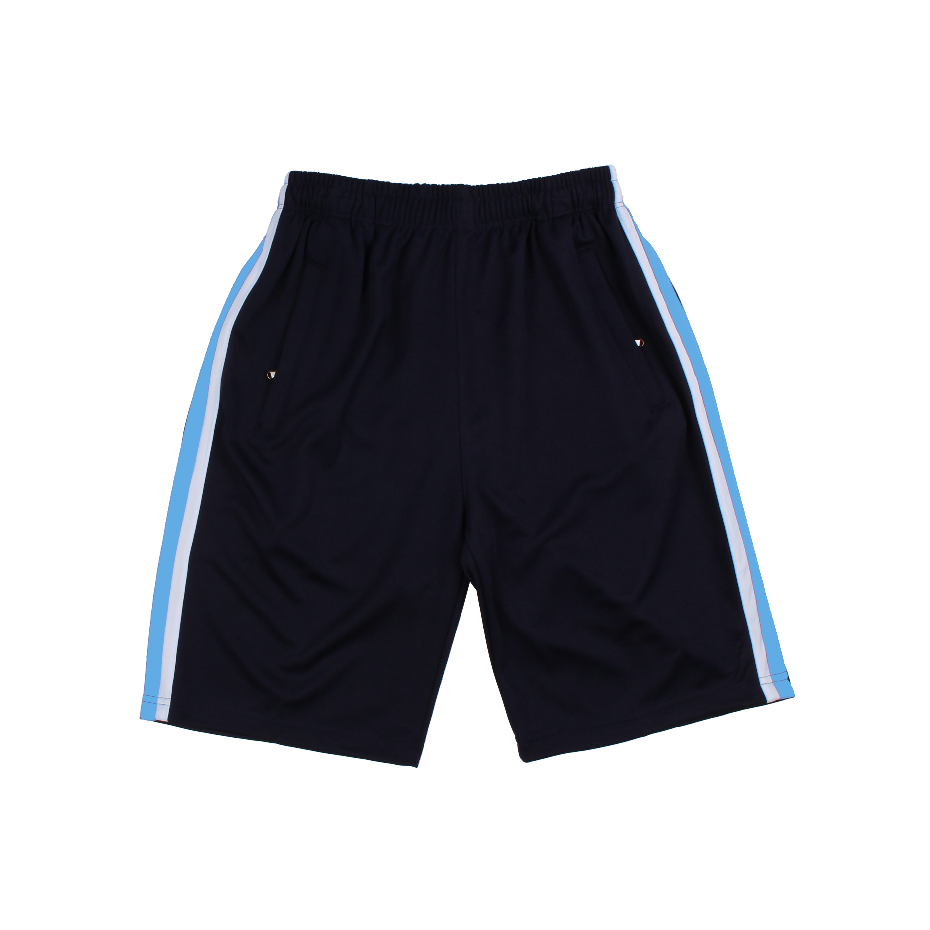 네이비 화이트소라 3.0 와이드선 반바지